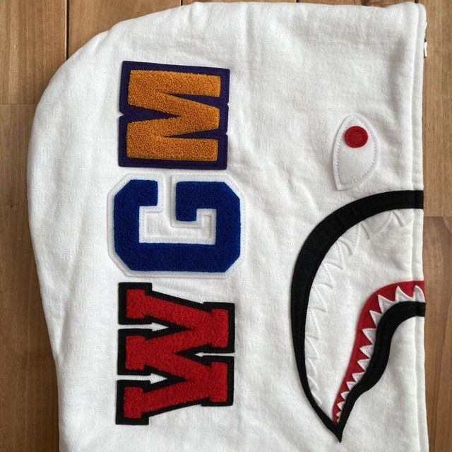 Bape BAPE WGM Shark Full Zip Hoodie a bathing ape Size S / US 4 / IT 40 - 5 Thumbnail