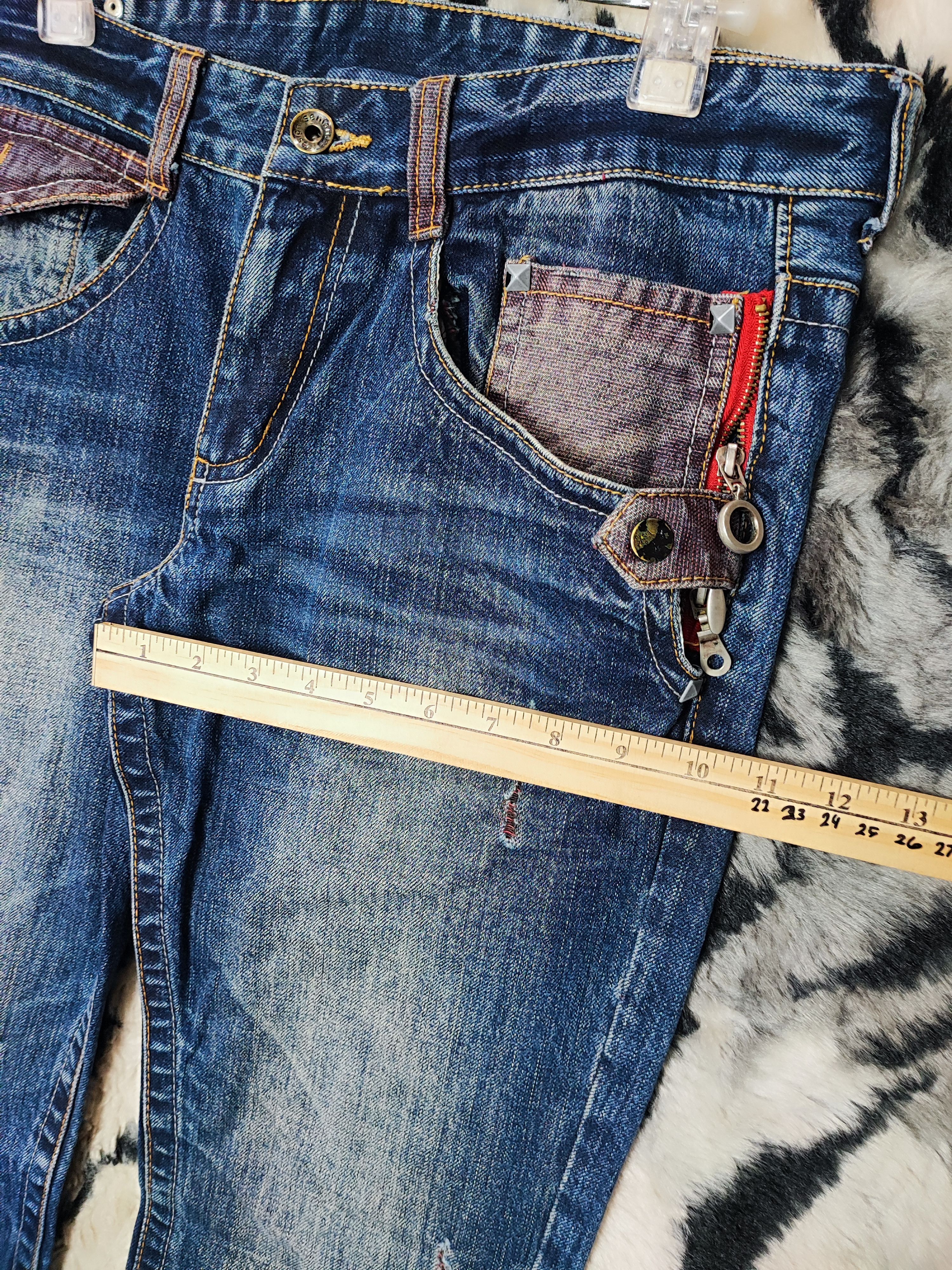 semanticdesign Semantic Design Flared Bootcut Japan Jeans Punk Distressed Size US 32 / EU 48 - 19 Thumbnail