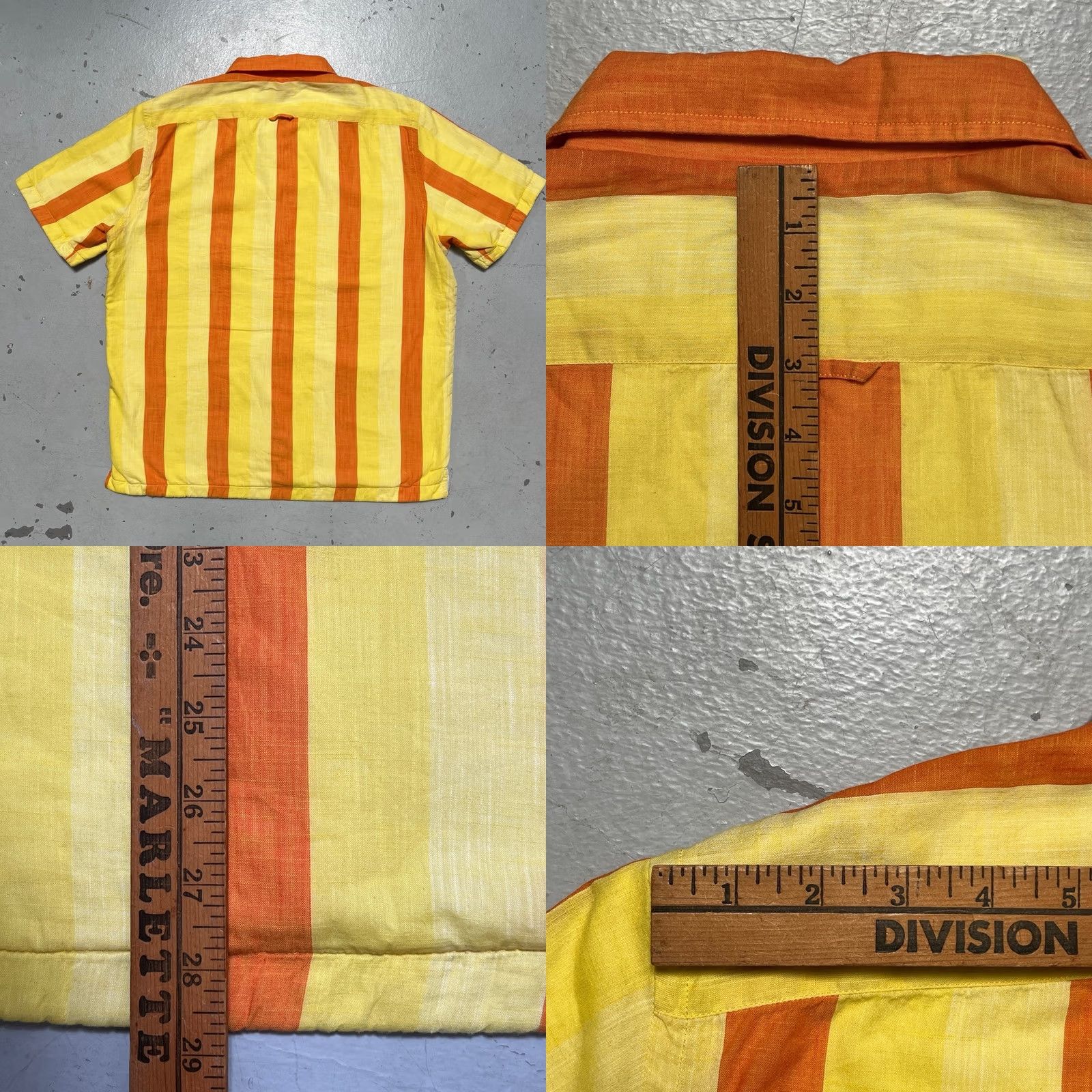 Todd Snyder Todd Snyder x ALBIATE Striped Button Shirt Terry Cloth Lined Loop Collar Stripe L Size US L / EU 52-54 / 3 - 8 Thumbnail