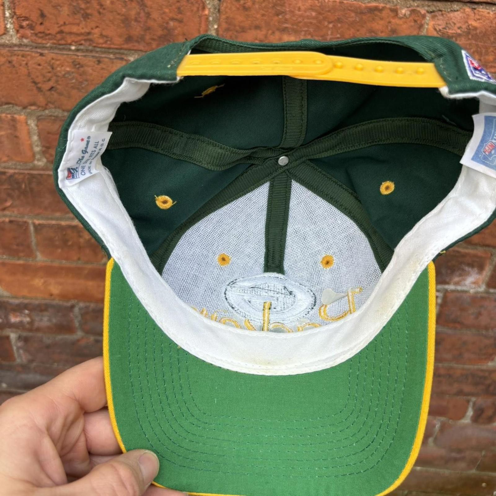 Other vintage Green Bay packers the game SnapBack hat 90s Size ONE SIZE - 5 Thumbnail