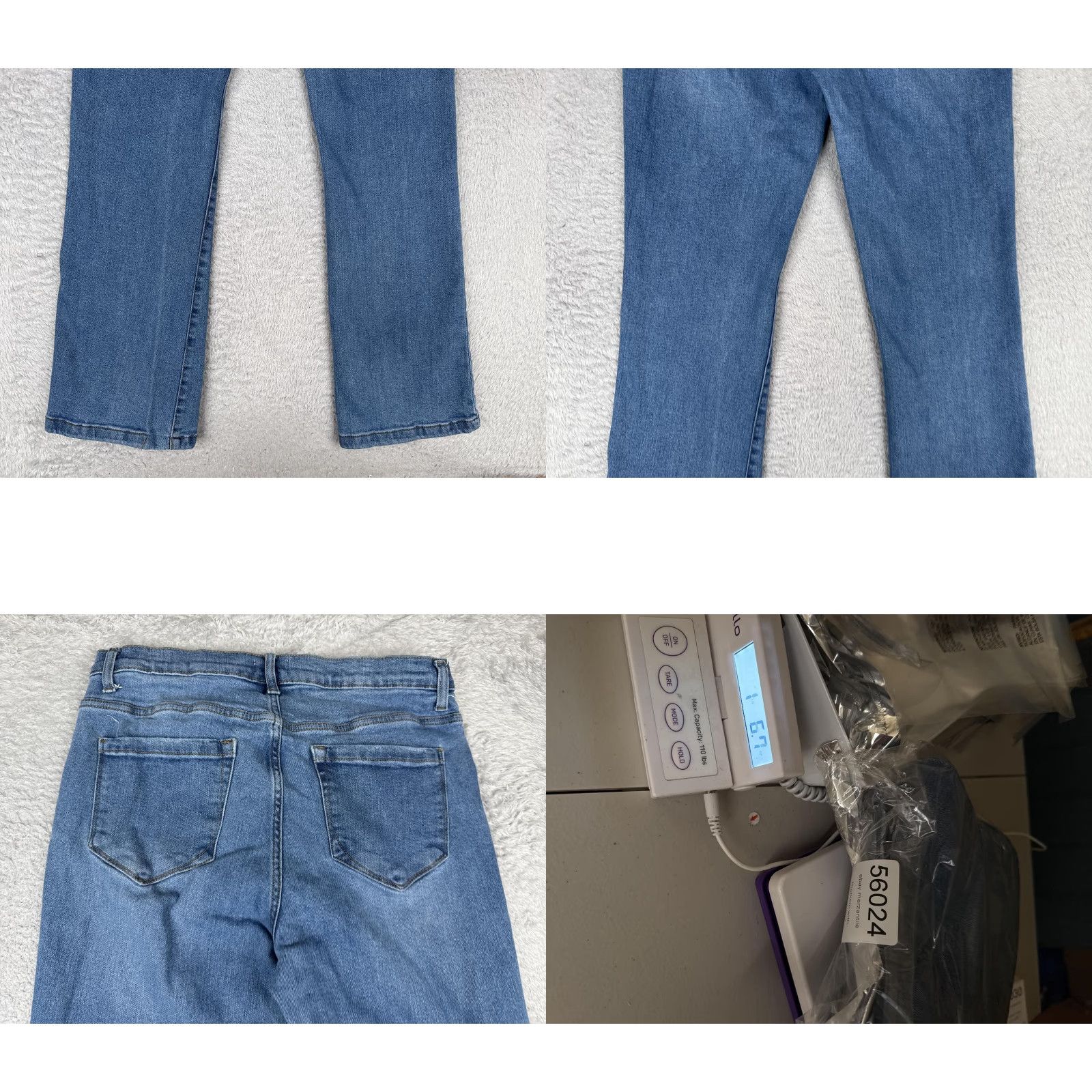 Vintage Kensie Women Jeans Straight 12 Blue Medium Wash Mid Rise 31x31 Cotton Blend Denim Pants Size 34" / US 12 / IT 48 - 10 Thumbnail