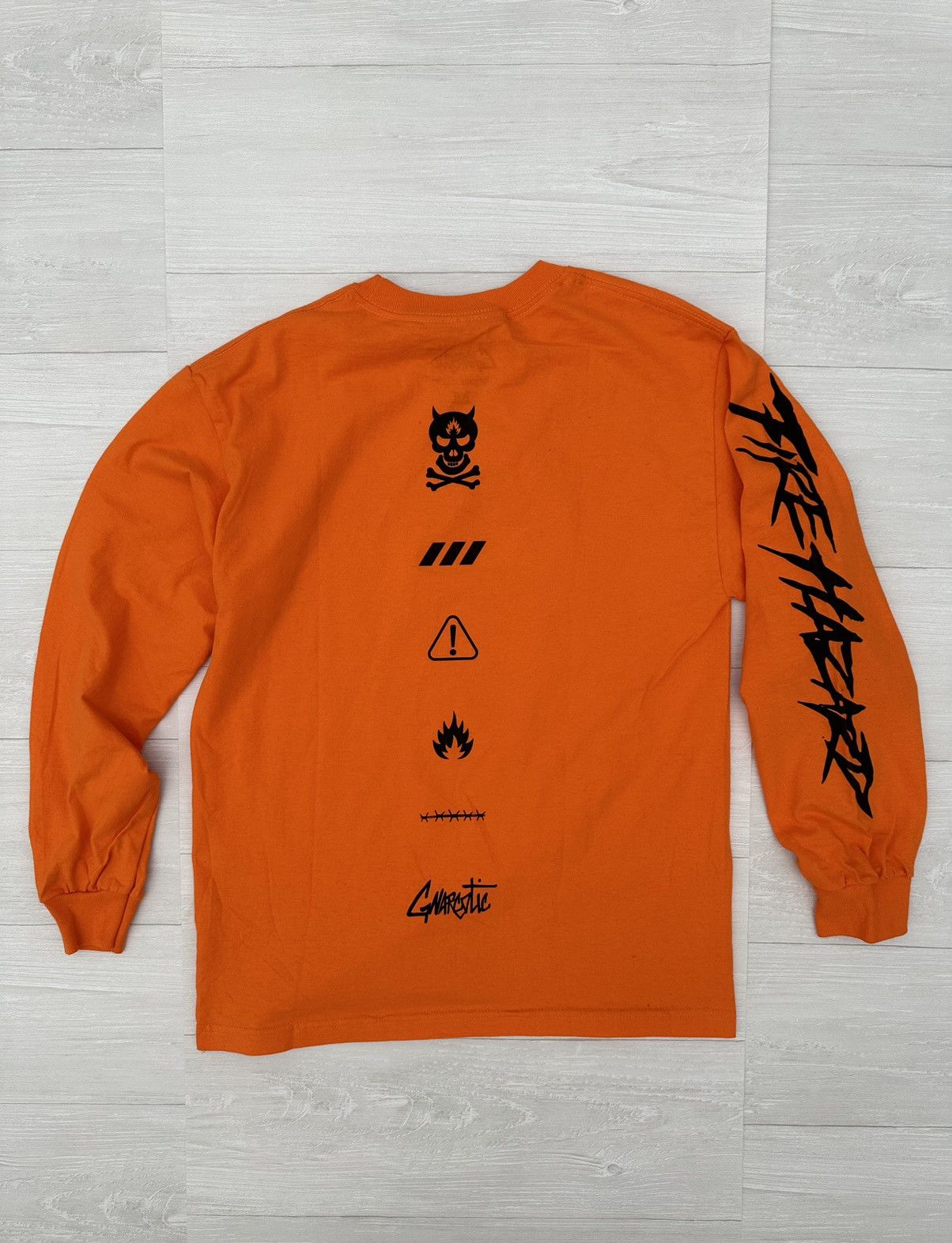 Gnarcotic Gnarcotic Orange Radioactive Danger Warning Sign Logo Tee Size US M / EU 48-50 / 2 - 4 Thumbnail