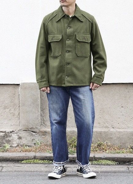 Vintage Vintage Authentic Us Military OG-108 Olive Wool Jacket Size US M / EU 48-50 / 2 - 14 Thumbnail