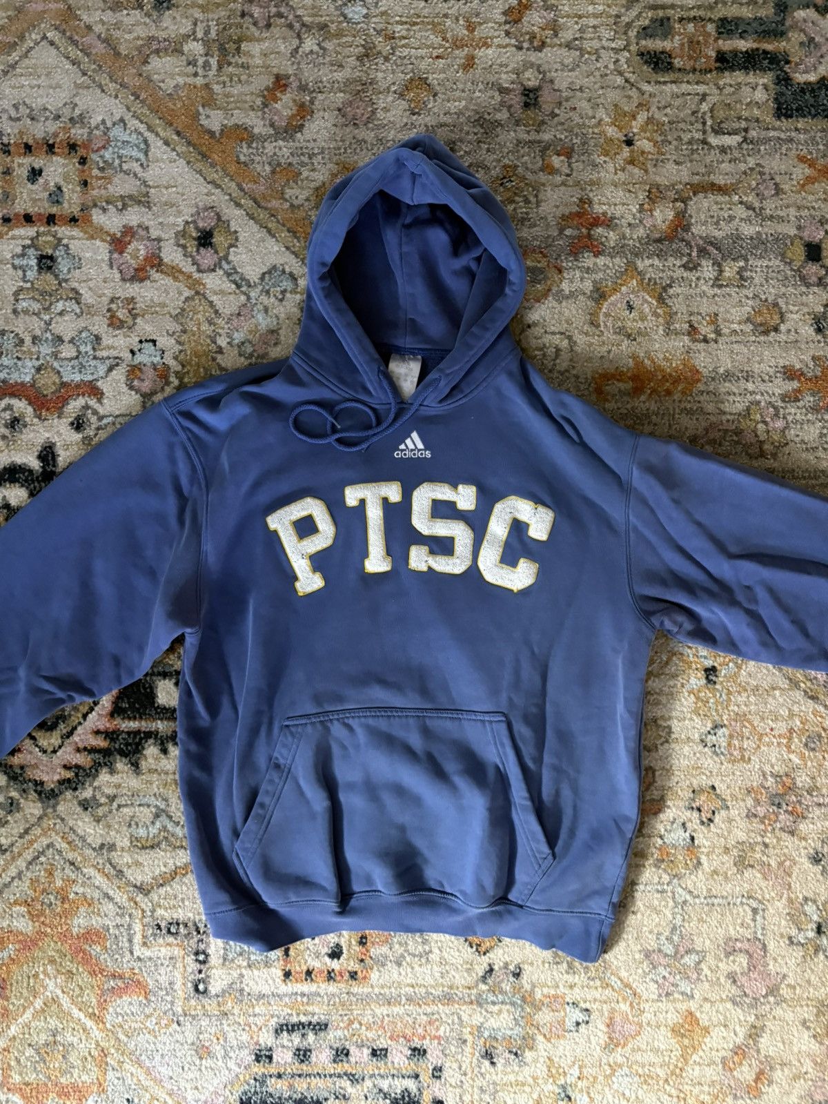 Adidas Vintage Adidas college hoodie Size US L / EU 52-54 / 3 - 1 Thumbnail