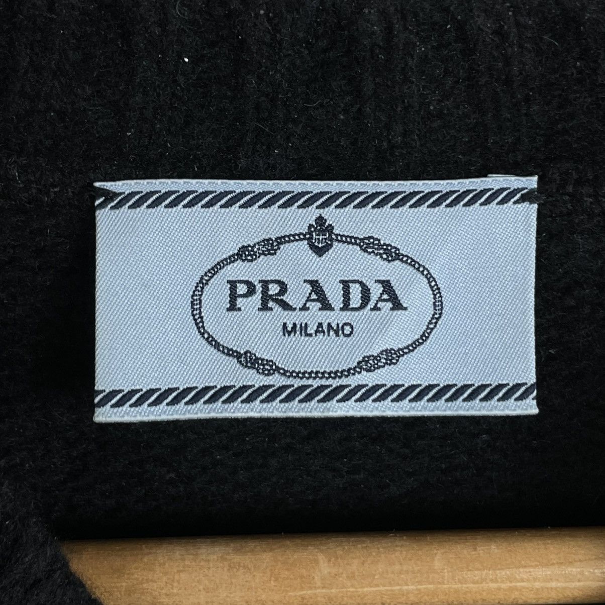 Prada Original Prada big logo Cashmere Sweater size 38 Size XS / US 0-2 / IT 36-38 - 8 Thumbnail