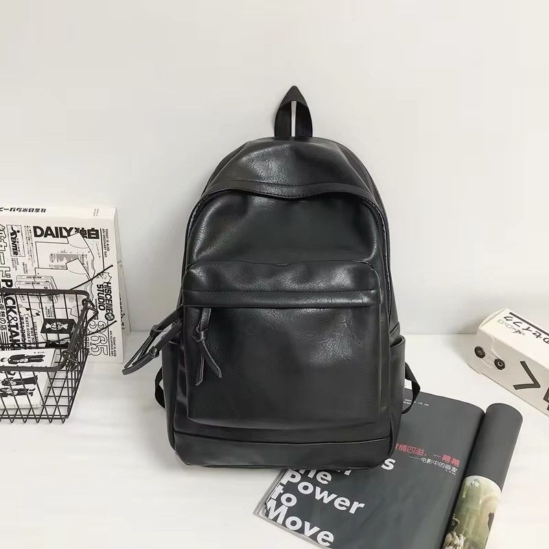 Leather Soft Leather Backpack Size ONE SIZE - 1 Thumbnail