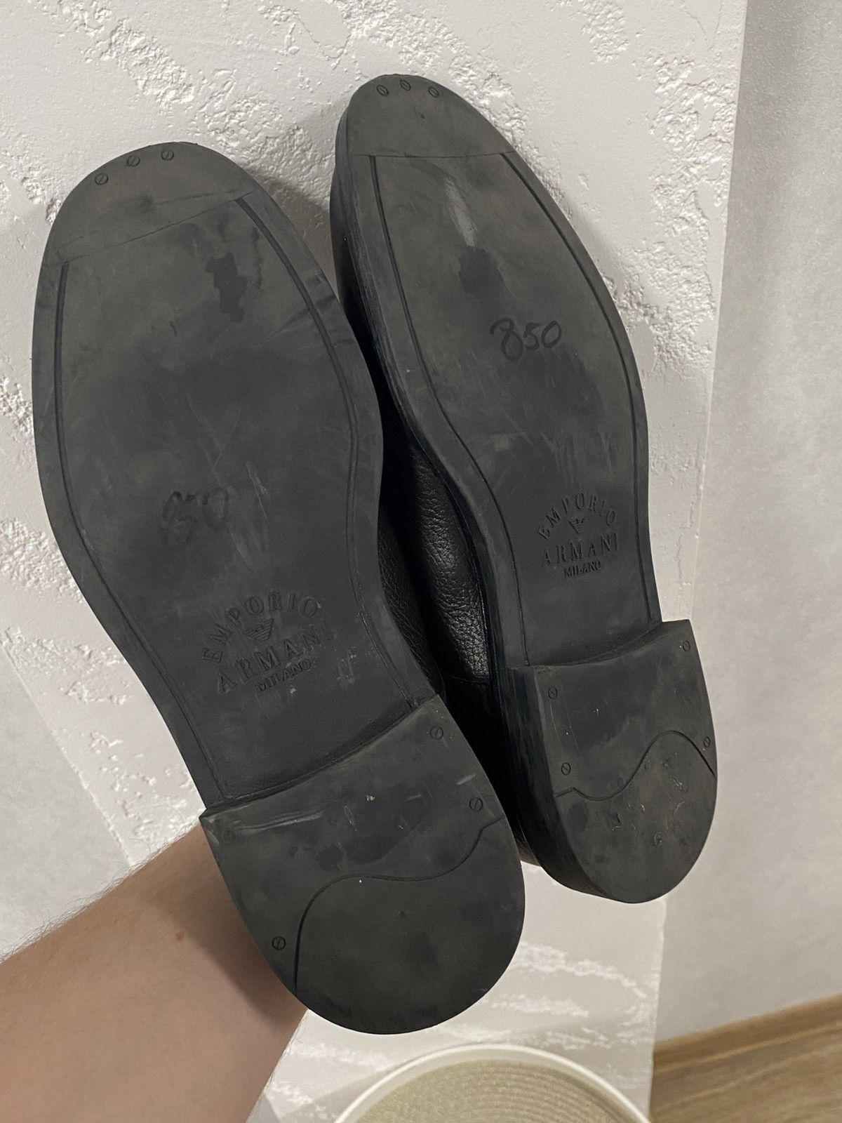 Emporio Armani Emporio Armani Brown Leather Oxford Derby Shoes Size: 44 Size US 11 / EU 44 - 9 Thumbnail