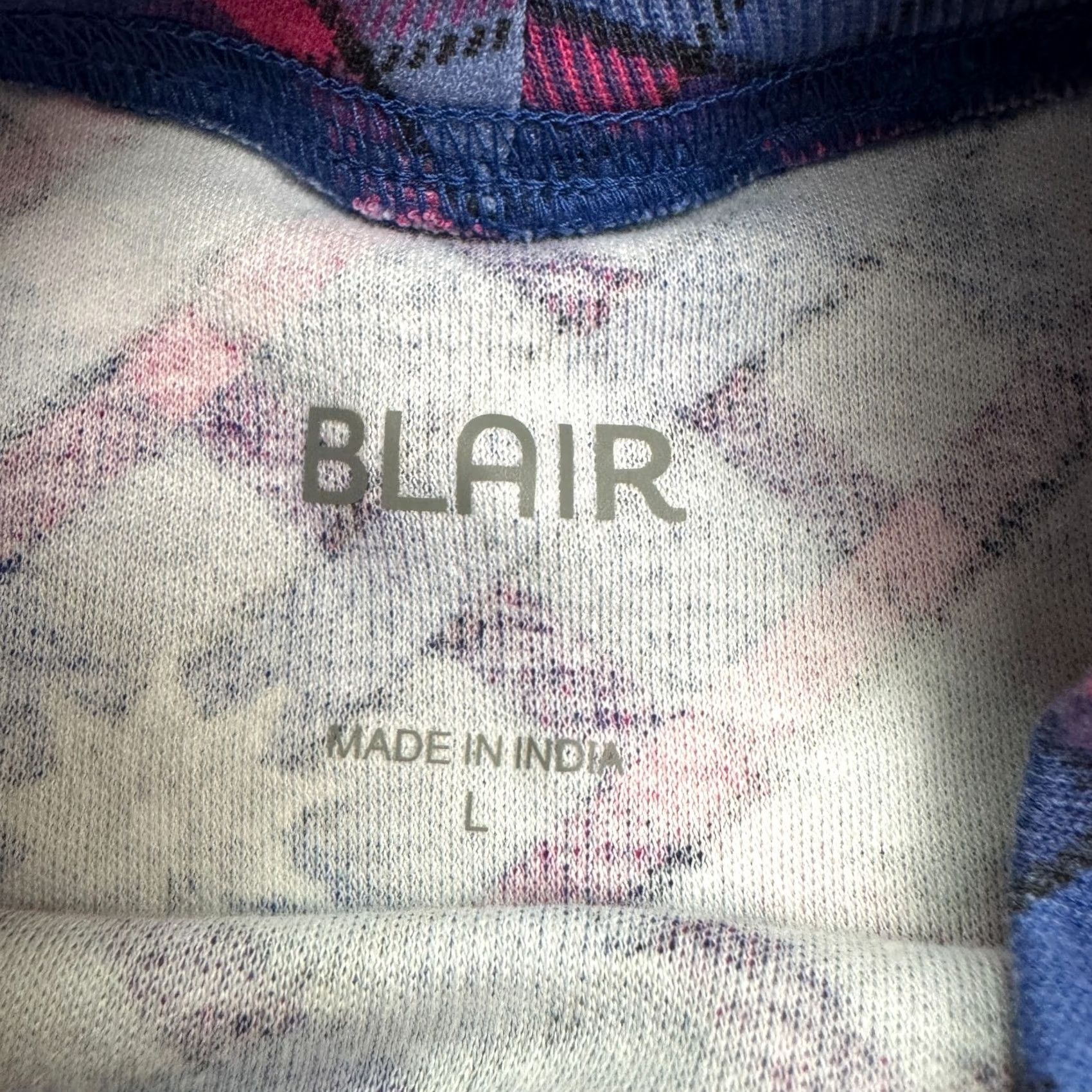 Blair Blair Plaid Long Sleeve Shirt Womens Large Multicolor Mock Neck Casual Knit Top Size L / US 10 / IT 46 - 4 Thumbnail