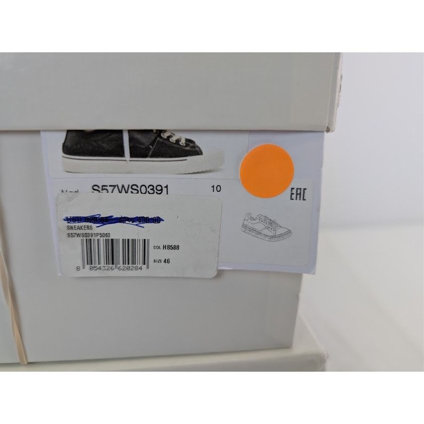 Maison Margiela o1rshd1 Evolution Low Sneakers in Black / White Size US 13 / EU 46 - 24 Thumbnail