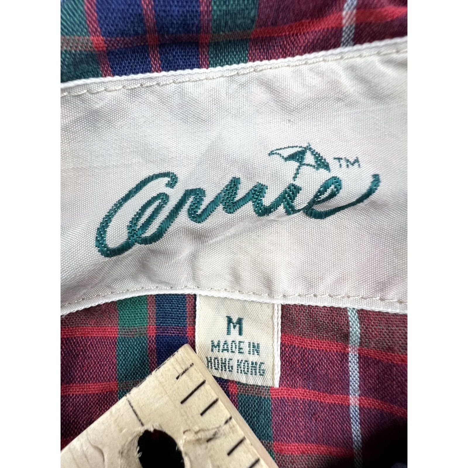 Vintage VINTAGE Arnie Jacket Mens M Blue Bomber Full Zip Plaid Hong Kong Size US M / EU 48-50 / 2 - 3 Thumbnail