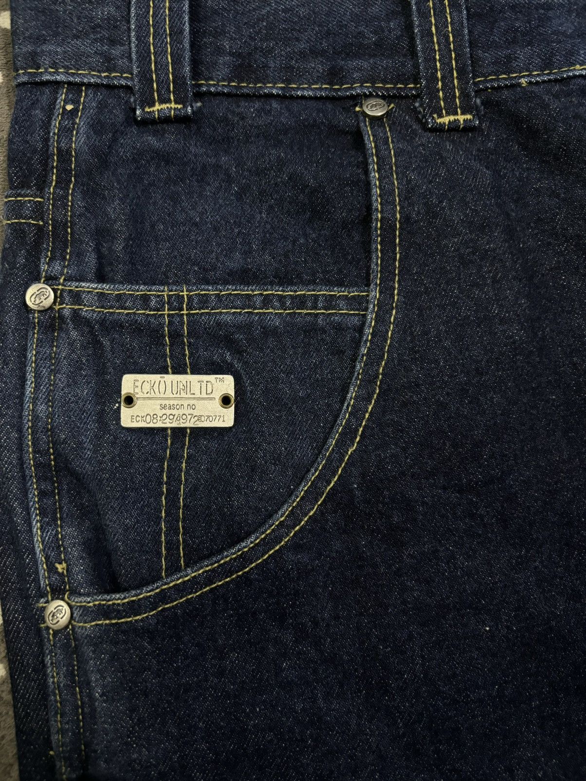 Ecko Unltd. Vintage Ecko Unltd Embroidered Logo Baggy Carpenter Jeans Size US 34 / EU 50 - 5 Thumbnail