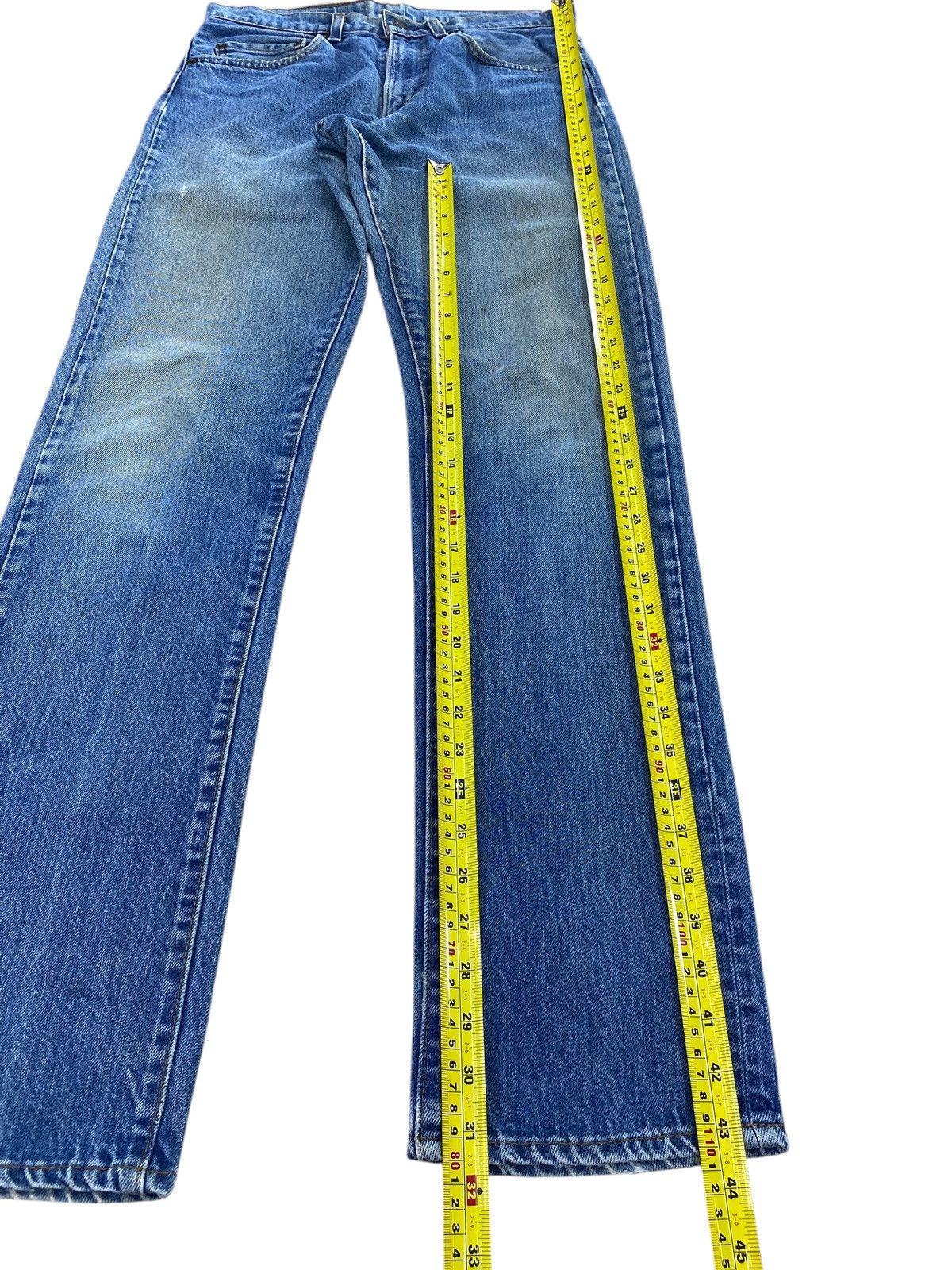 Levi's Levi’s Blue Faded Wash Straight Cut Style Jeans Size US 31 - 7 Thumbnail