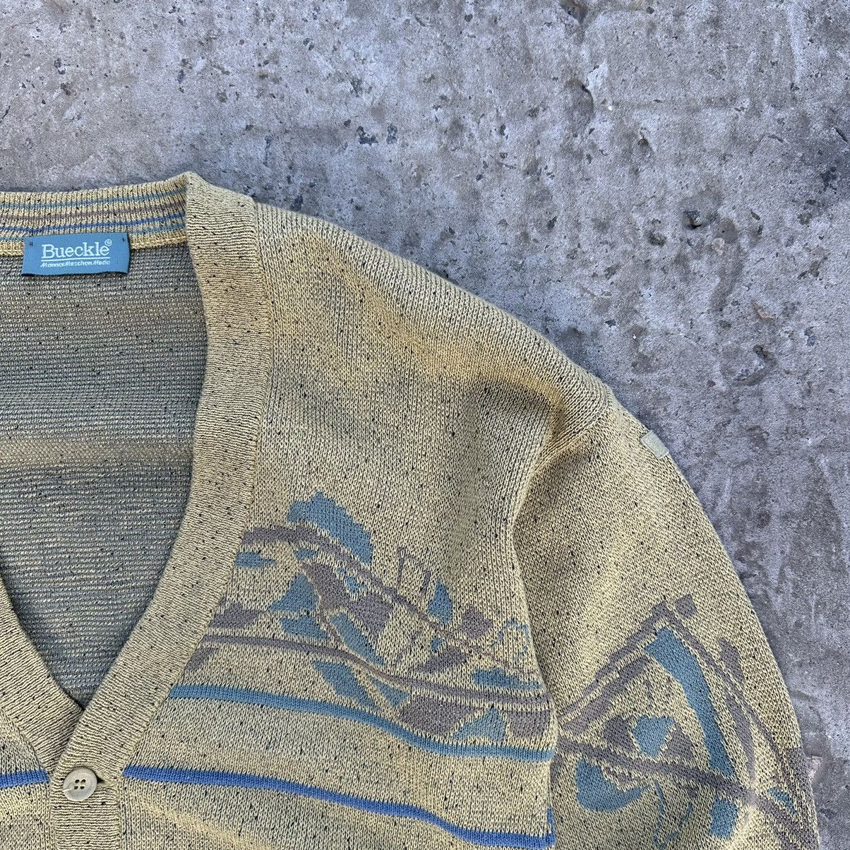 Vintage Vintage Knit Cardigan Abstract Logo Y2K Style USA 90s Size US M / EU 48-50 / 2 - 6 Thumbnail