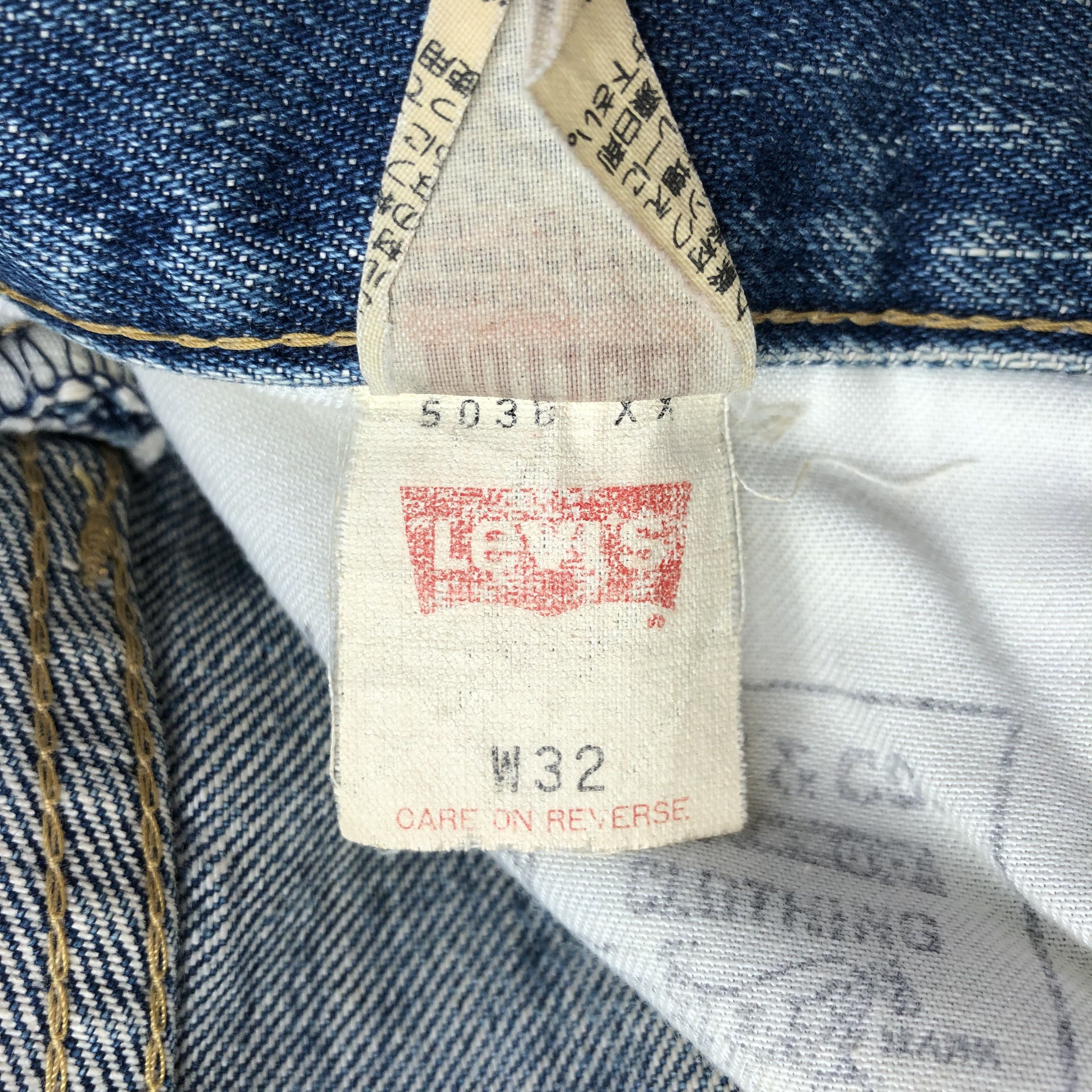 Levi's × Vintage Vintage 90s Levis 503B Redline Jeans-JM3703 Size US 31 - 11 Thumbnail