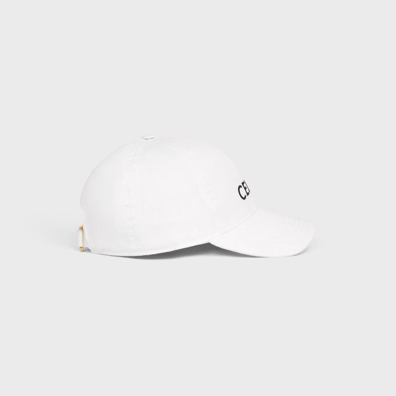 Celine Celine Logo Baseball Cotton Hat Size ONE SIZE - 3 Thumbnail