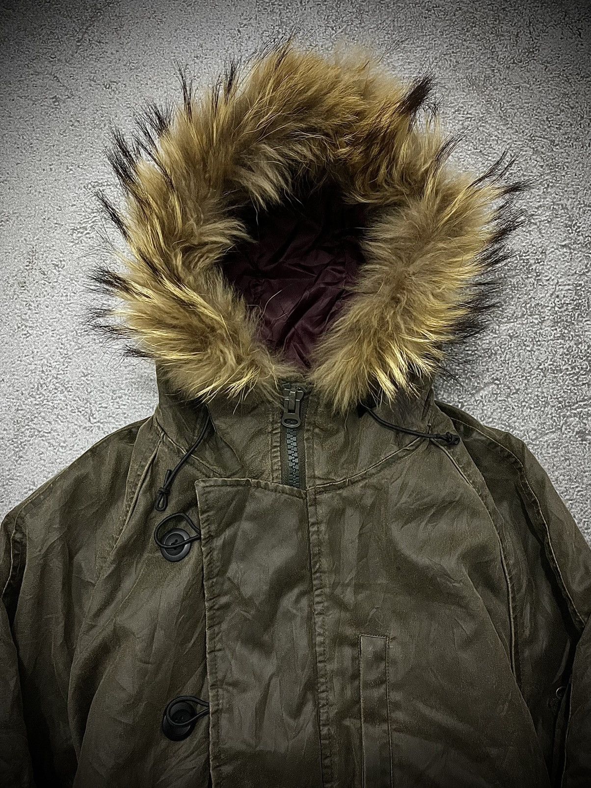 Mossimo 2000s Mossimo Sport Suede Parka Fur Jacket Size US XL / EU 56 / 4 - 2 Thumbnail