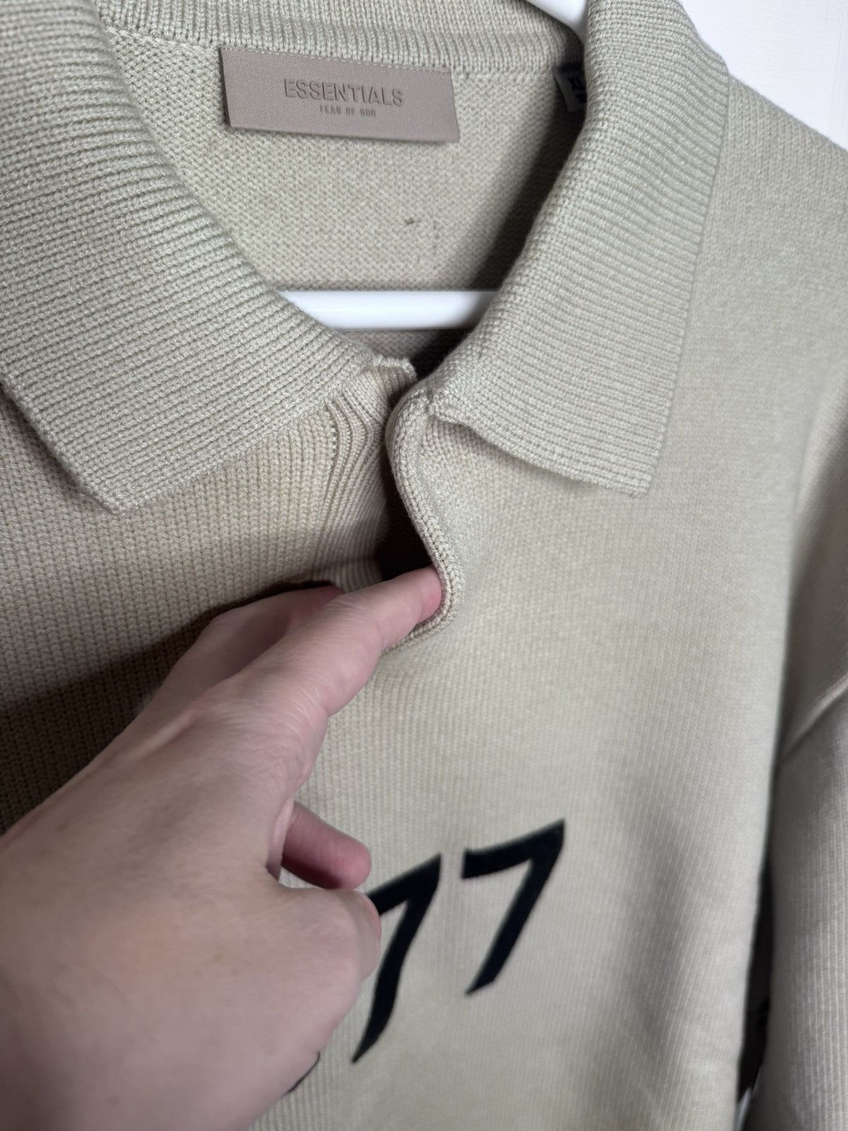 Fear of God Fear of God ESSENTIALS Knit Polo Size US XL / EU 56 / 4 - 7 Thumbnail