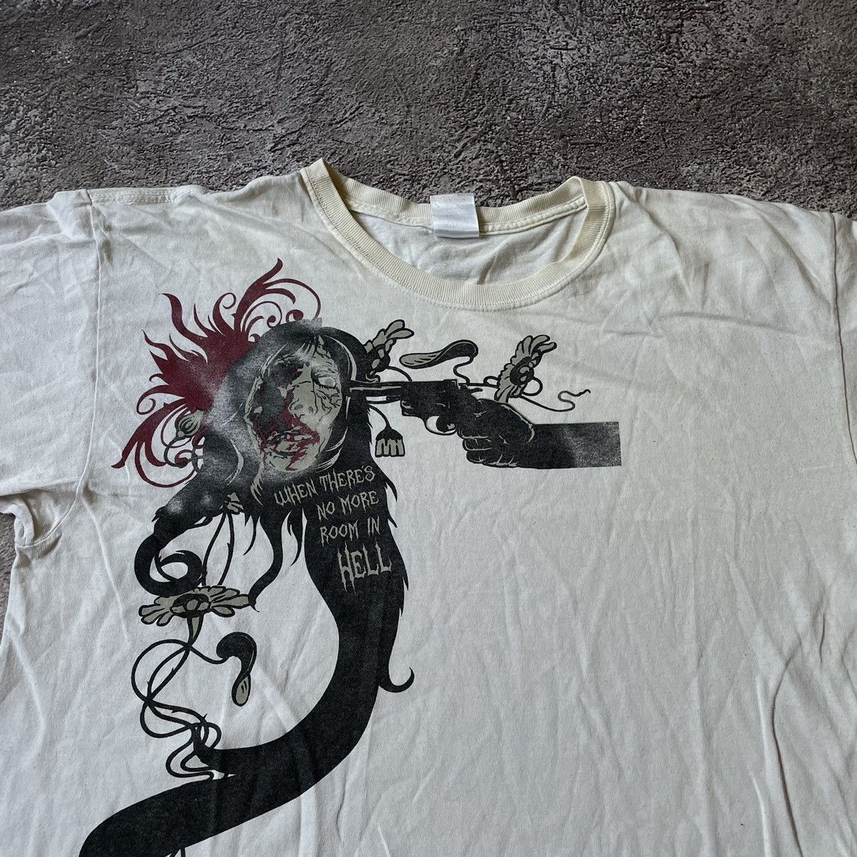 Band Tees Vintage Y2K DOWN DEAD CREEPY ABSTRACT ANGRY L Size US L / EU 52-54 / 3 - 6 Thumbnail