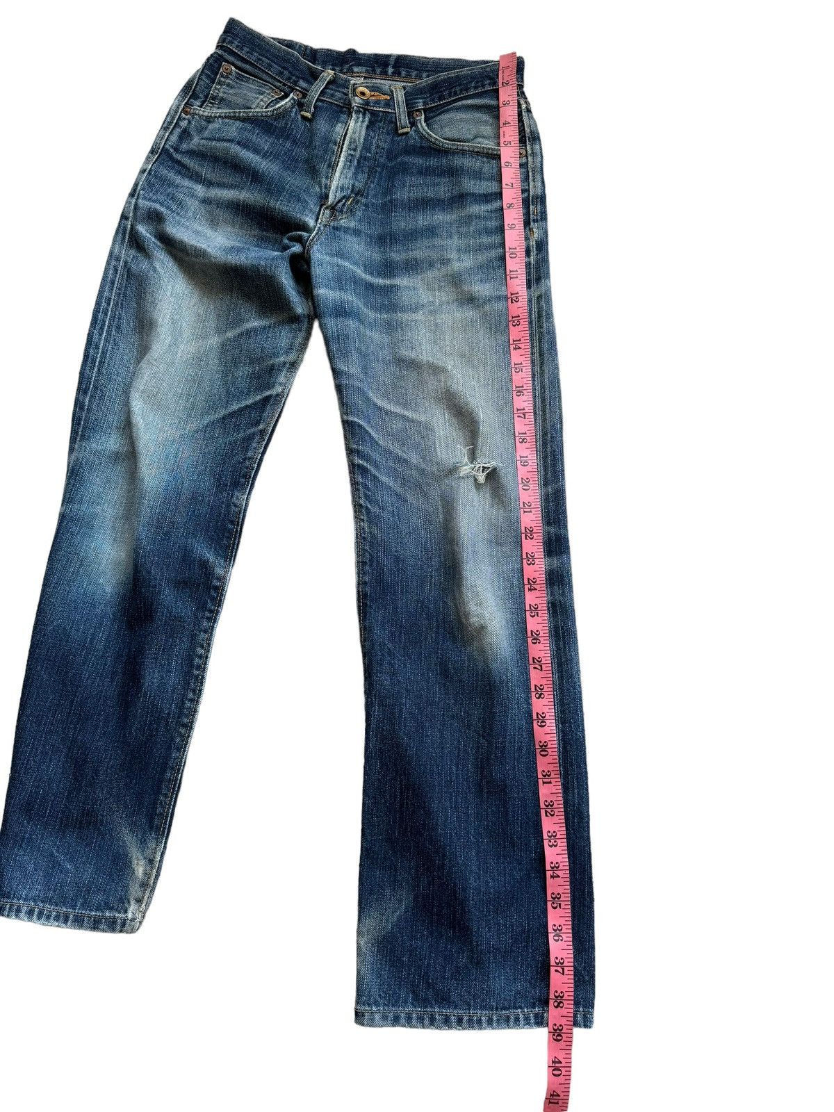 Edwin Vintage Edwin 505zx Distressed Selvedge Jeans Size US 28 / EU 44 - 20 Thumbnail
