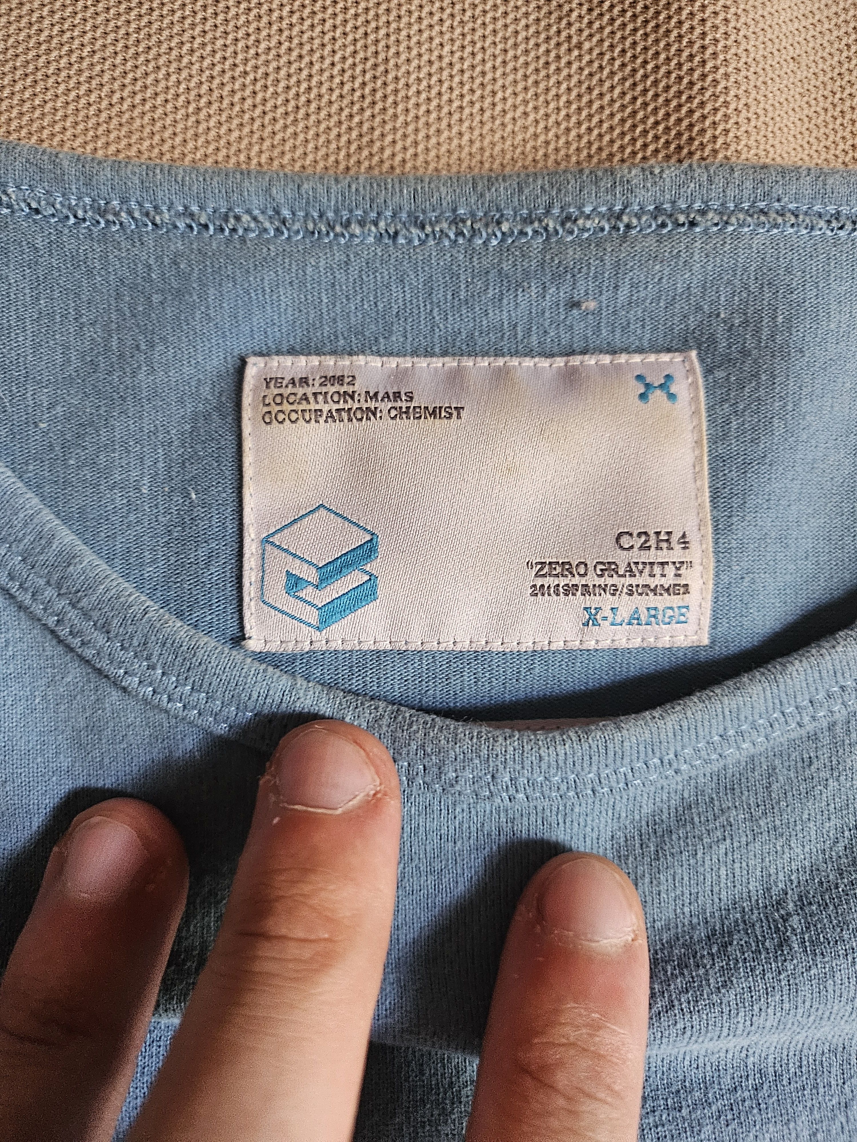 C2H4 C2H4 "Zero Gravity" Blue Shirt Size US XL / EU 56 / 4 - 2 Thumbnail