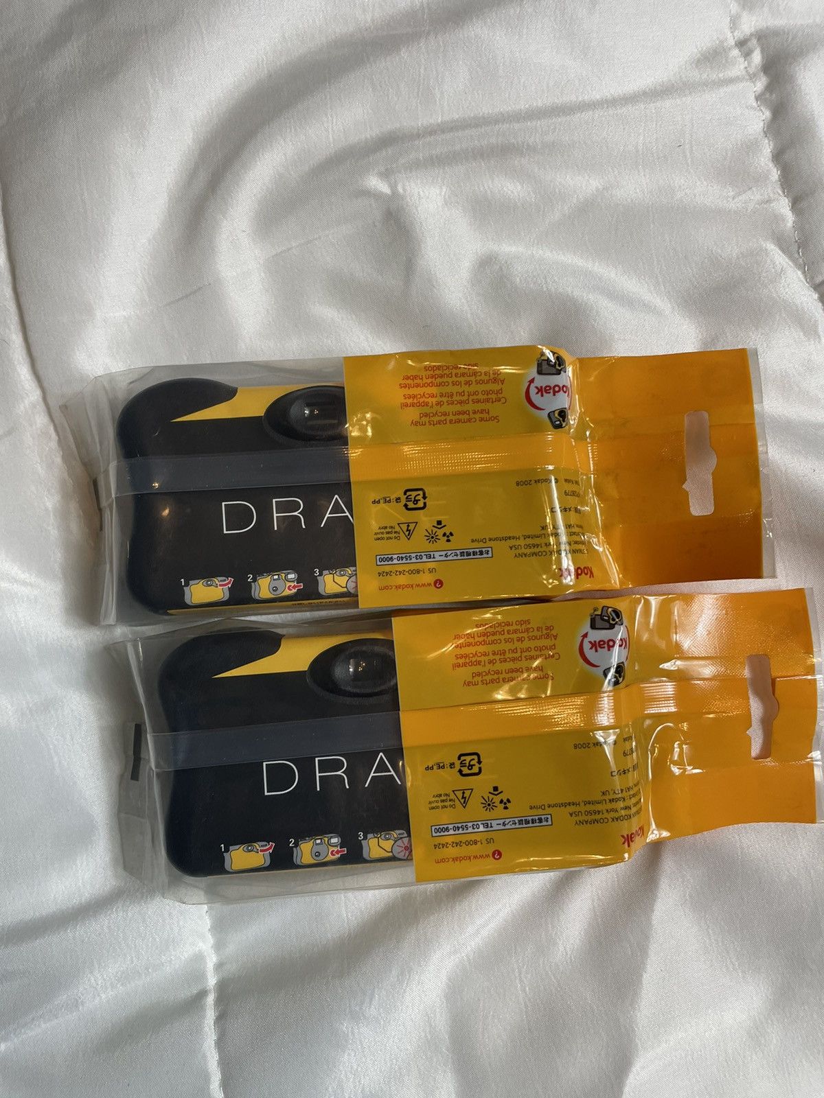 Kodak 2 Kodak Drake Disposable Cameras -Sealed- Size ONE SIZE - 5 Thumbnail