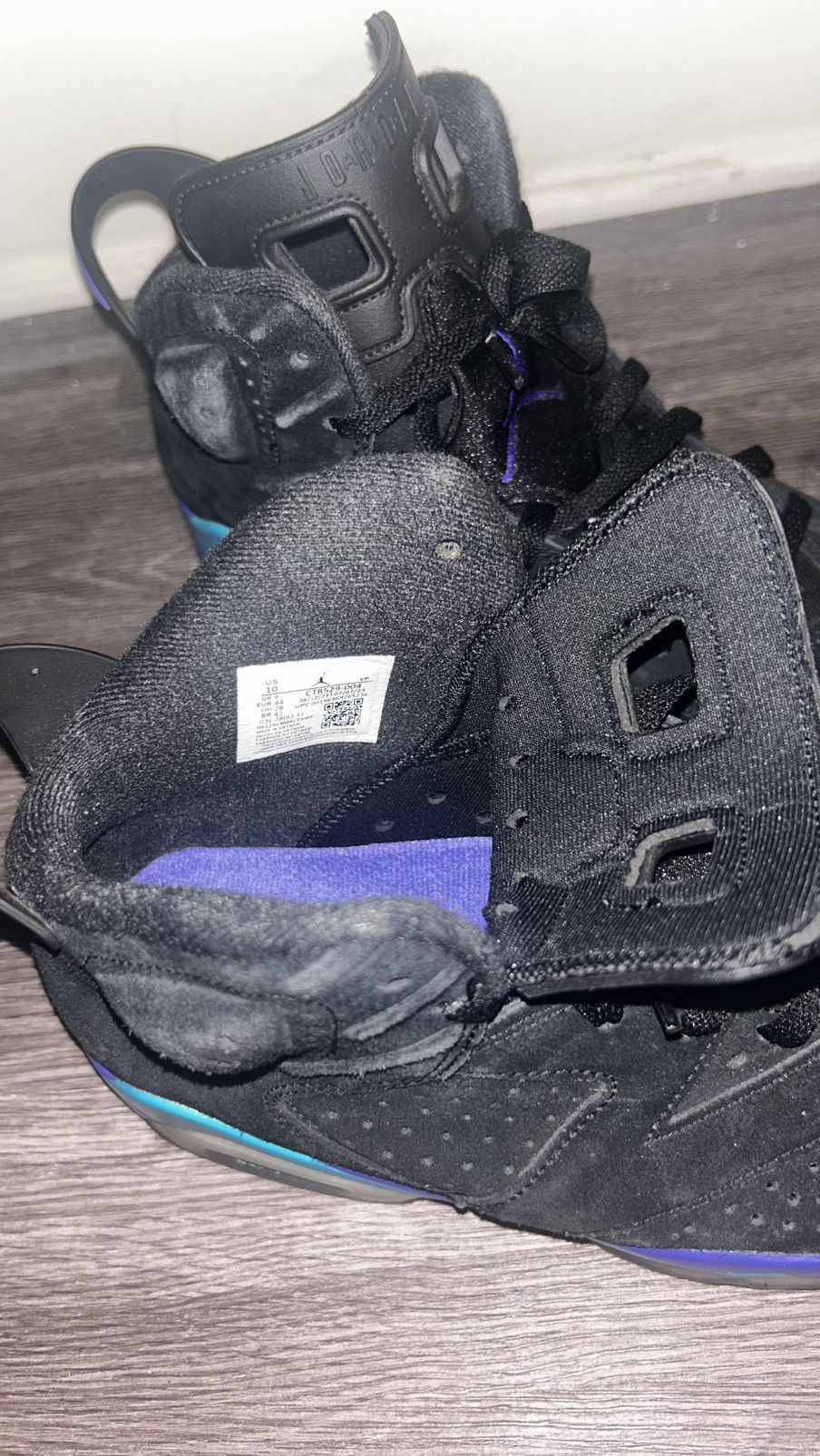 Jordan Brand 2023 Air Jordan 6 retro “Aqua” Size US 10 / EU 43 - 6 Thumbnail