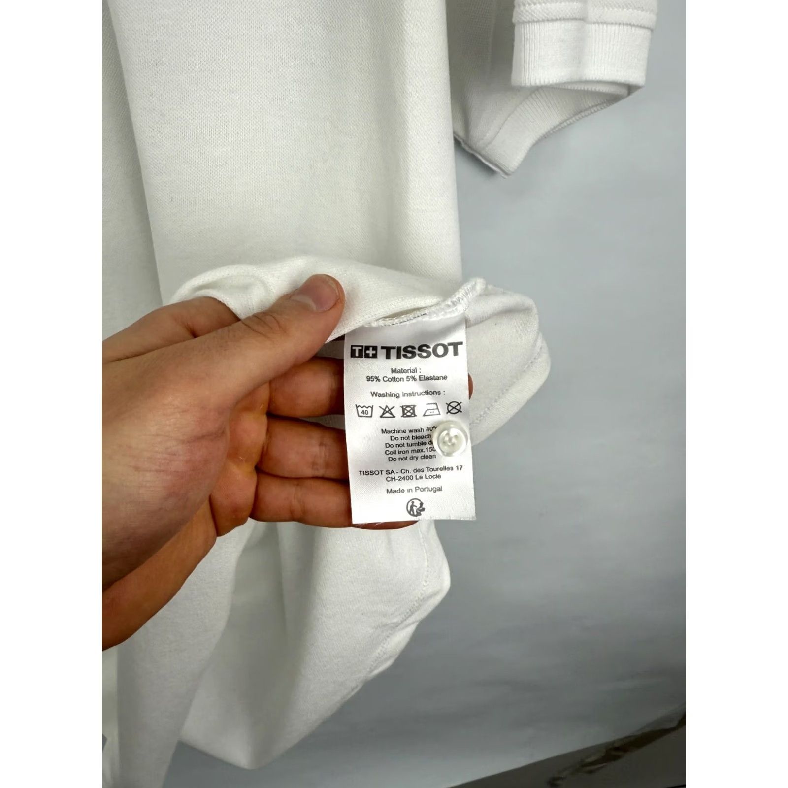 Tissot Tissot Polo T-Shirt Retro White 4XL Mens Vintage M M T Shirt Polo Retro Size US XXL / EU 58 / 5 - 7 Thumbnail