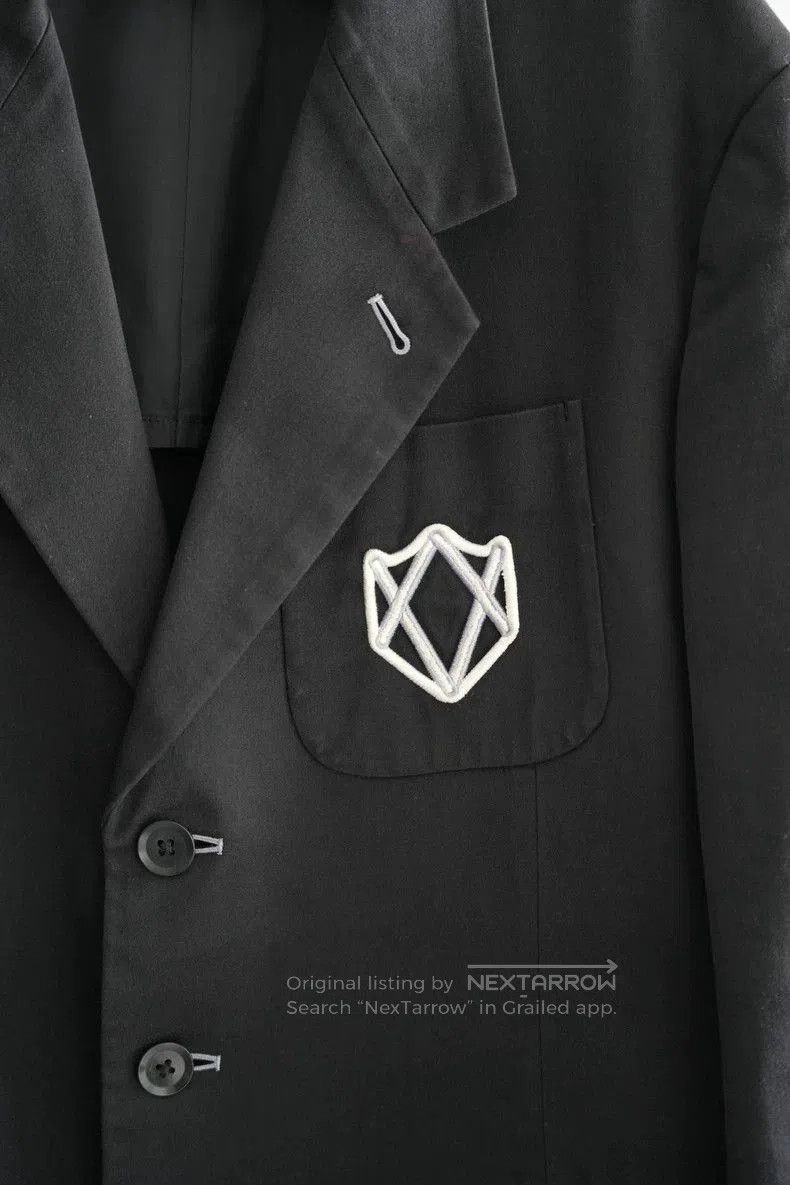 Yohji Yamamoto Yohji Yamamoto 03ss Silk Badge Blazer. Size US S / EU 44-46 / 1 - 3 Thumbnail