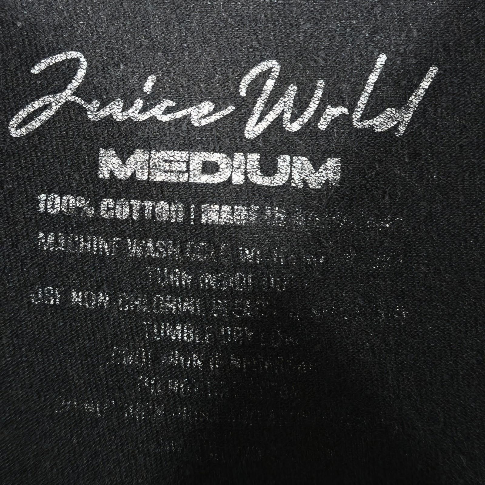 Designer Juice Wrld Night Butterfly Graphic Emo Rap Tee T-Shirt M Size US M / EU 48-50 / 2 - 2 Thumbnail