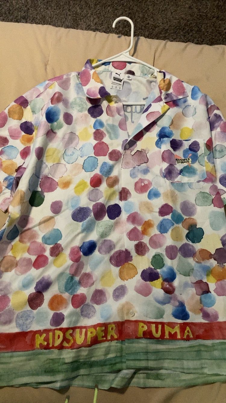 KidSuper × Puma Puma x KidSuper Studios "Watercolor Soccer" AOP Shirt Size US M / EU 48-50 / 2 - 1 Thumbnail