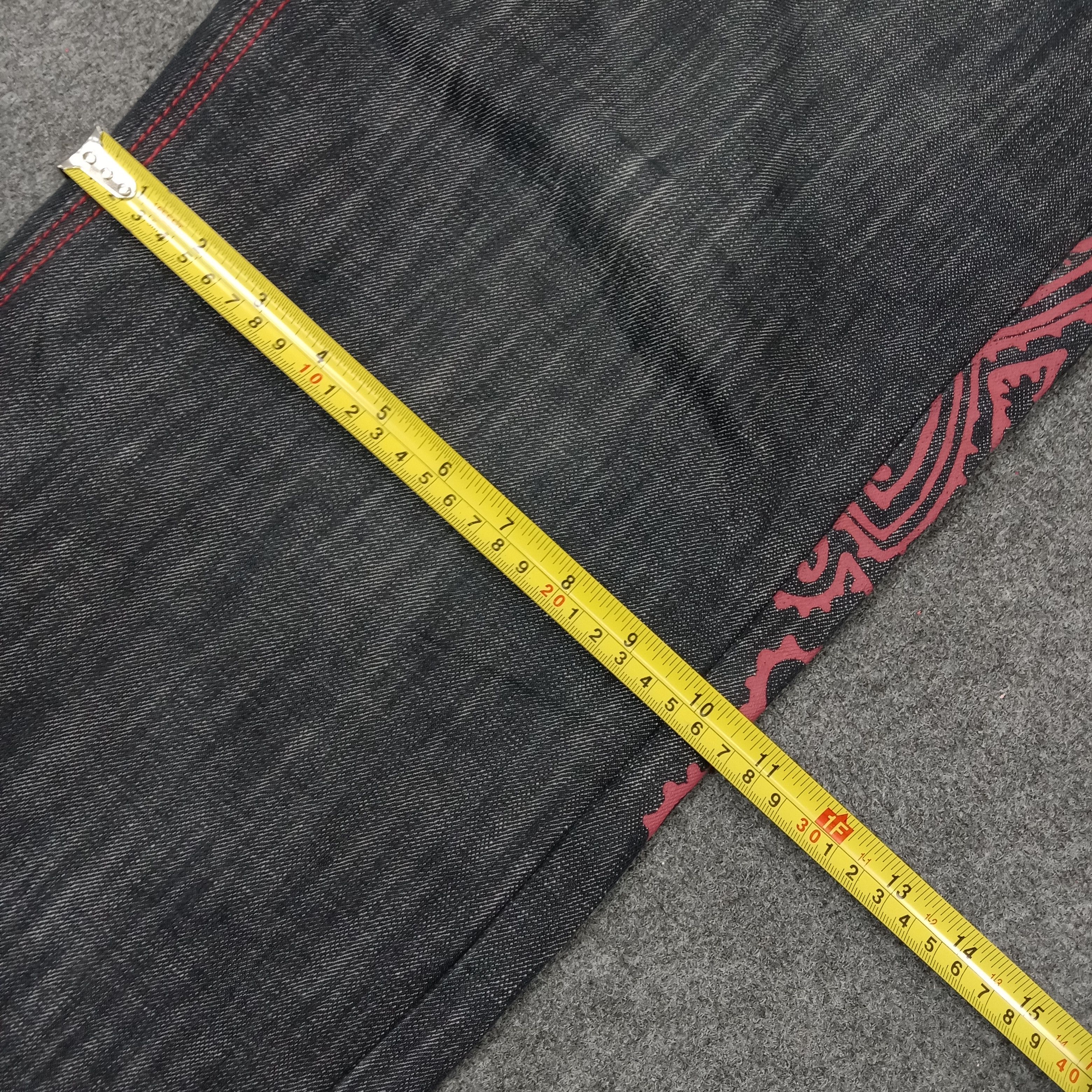 If Six Was Nine K.A.D. Japanese Streetwear Baggy Denim Jeans c235n2 Size US 34 / EU 50 - 13 Thumbnail