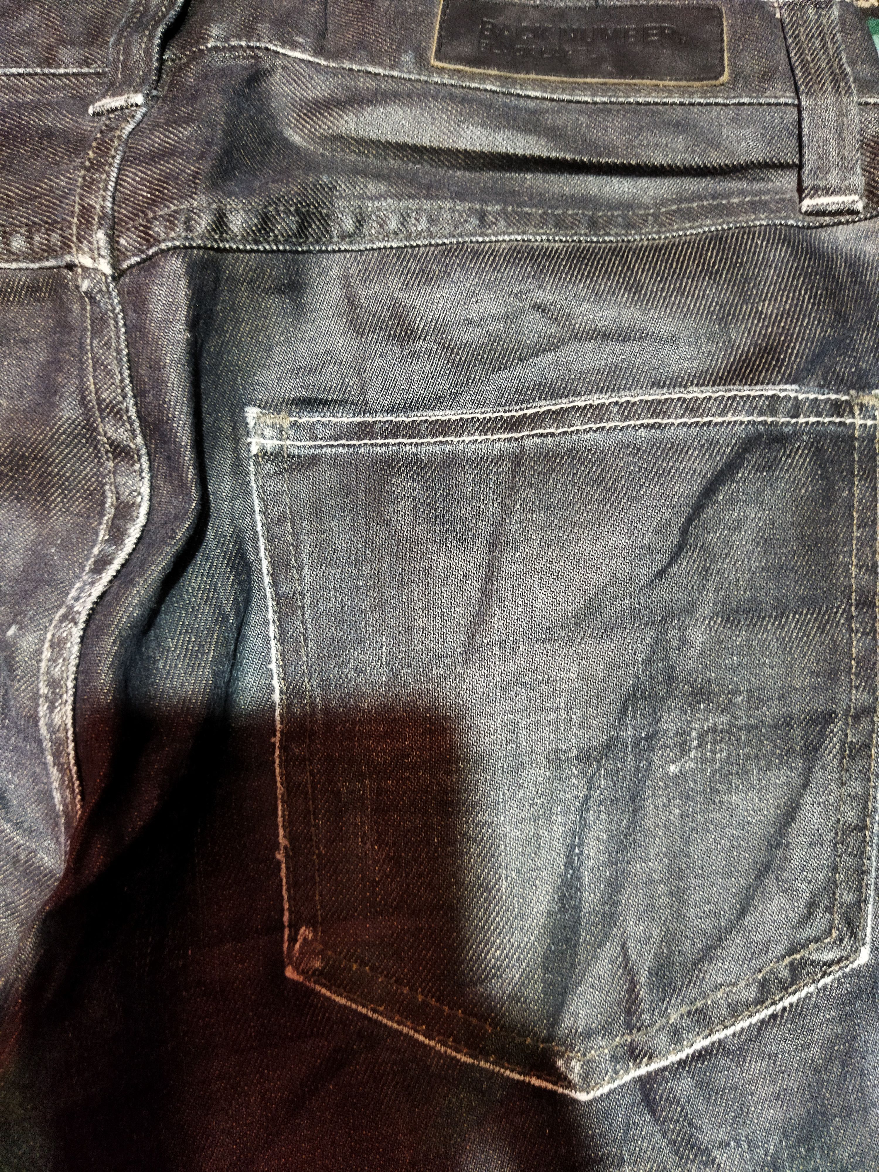 Japanese Brand Back Number Black Label Jeans Size US 30 / EU 46 - 3 Thumbnail