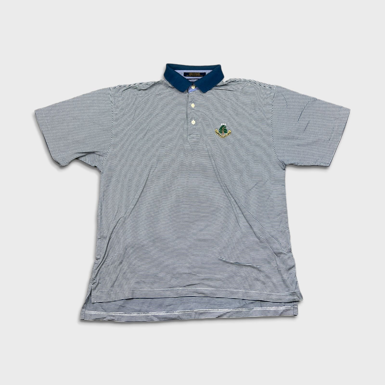 Tommy Hilfiger Vintage 90s Tommy Hilfiger Golf Striped Spell Out Polo Shirt Size US L / EU 52-54 / 3 - 2 Thumbnail