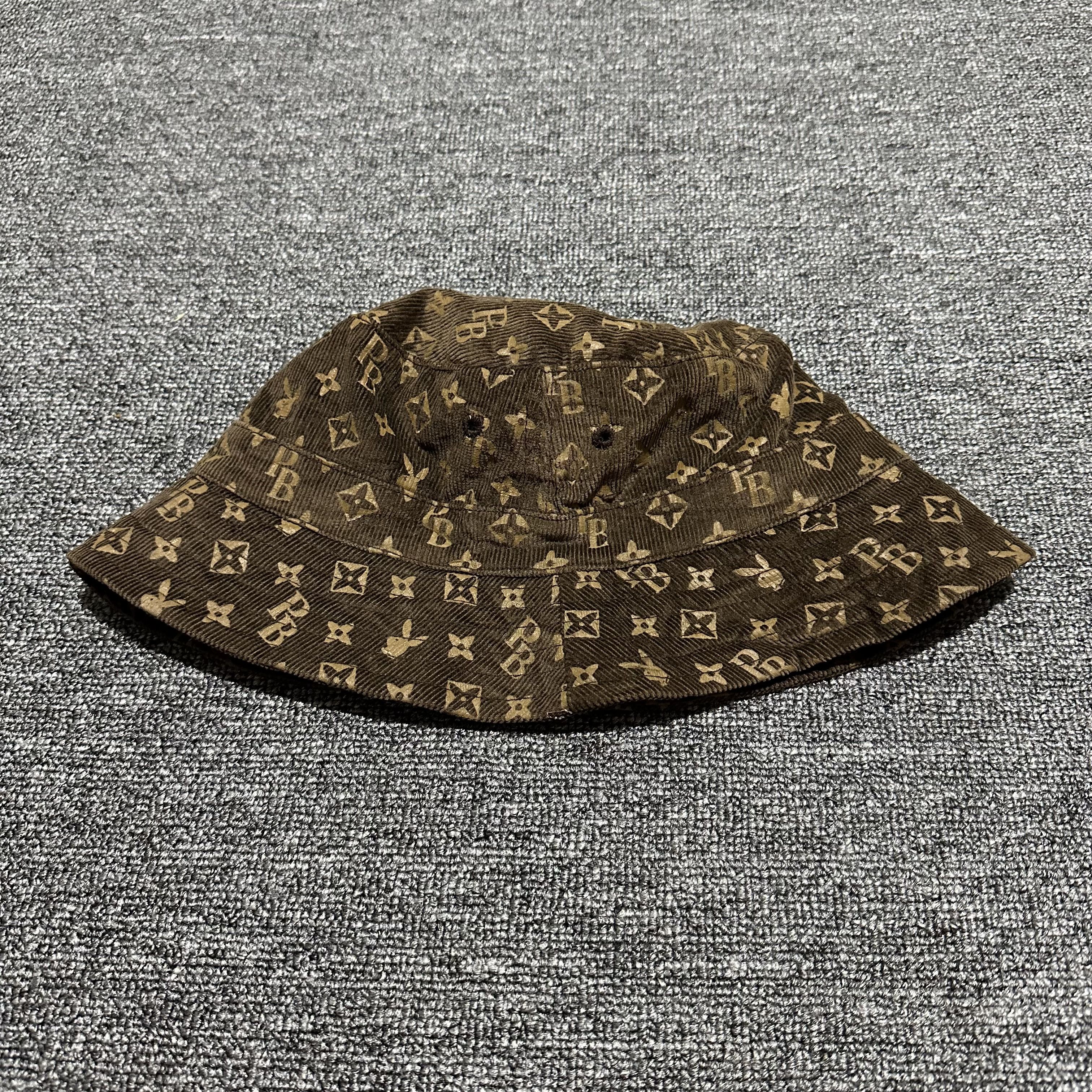 Playboy Vintage Playboy Louis Vuitton Corduroy Bucket Hat Size ONE SIZE - 2 Thumbnail