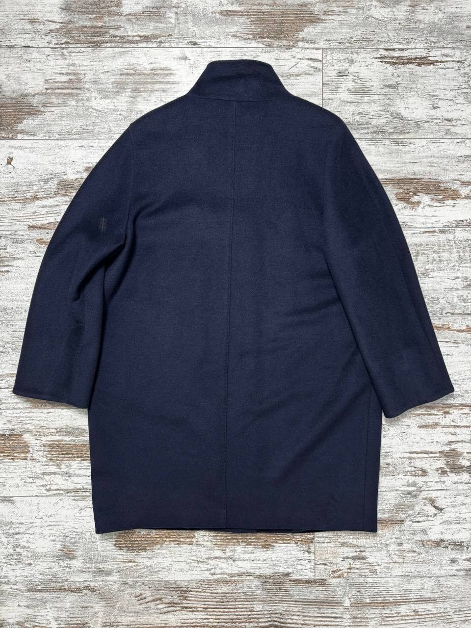 Marina Rinaldi MARINA RINALDI TARANTINO NAVY WOOL COAT FR-46 US-12 Size XL / US 12-14 / IT 48-50 - 2 Thumbnail
