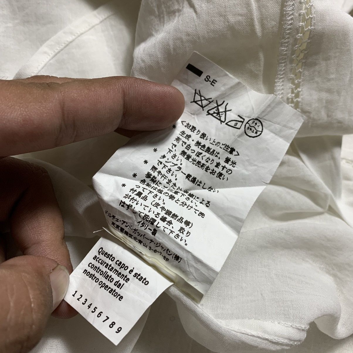 Designer × Dolce & Gabbana Dolce & Gabbana Long Shirt Button Up Blouses Size S / US 4 / IT 40 - 5 Thumbnail
