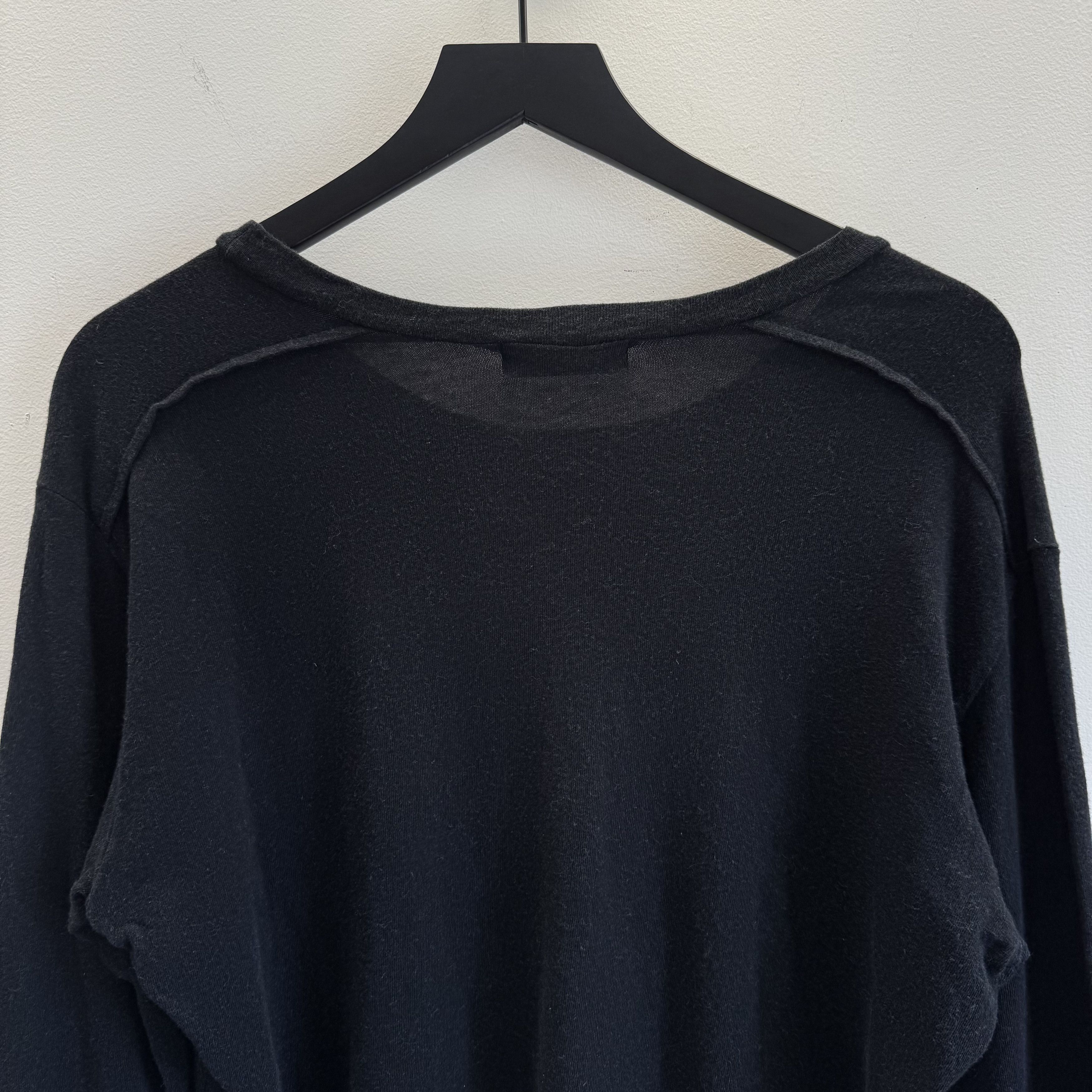 Yohji Yamamoto Y's Yohji Yamamoto Long Sleeve T-Shirt Size US L / EU 52-54 / 3 - 9 Thumbnail