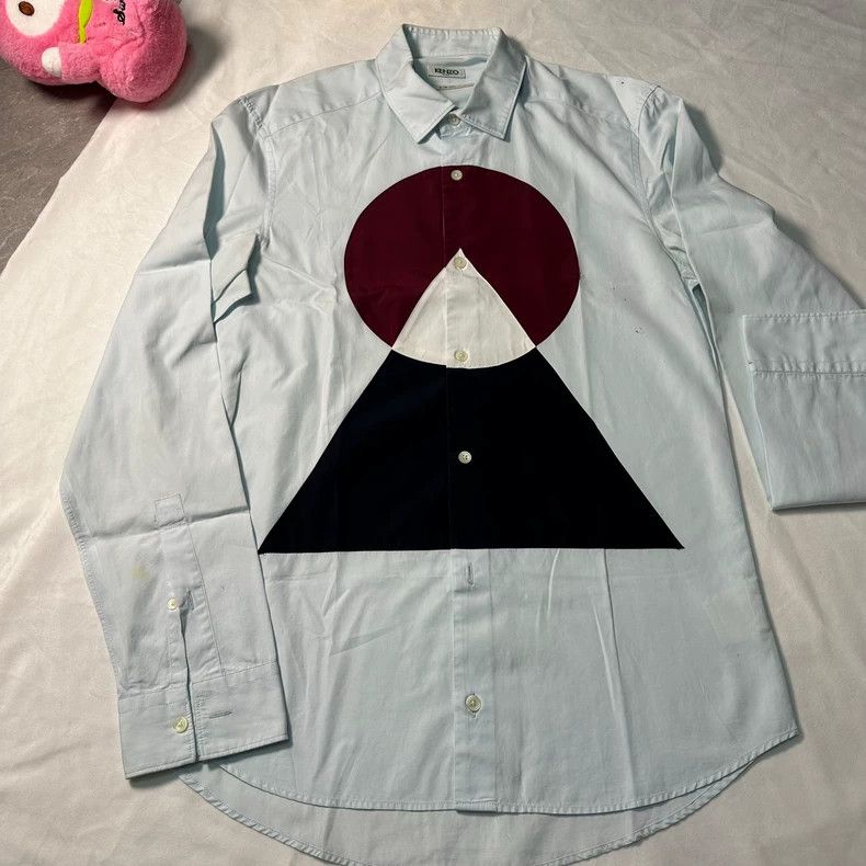 Kenzo KENZO Printed Shirt, Pattern Design Size US M / EU 48-50 / 2 - 1 Thumbnail