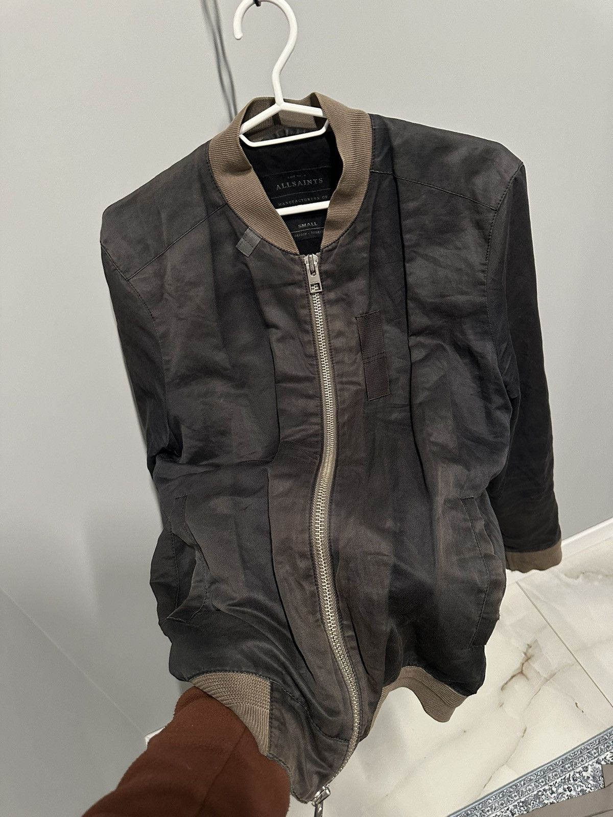 Allsaints All Saints Bomber Faded Jacket Avant Garde Rick Owens Type Size US S / EU 44-46 / 1 - 12 Thumbnail