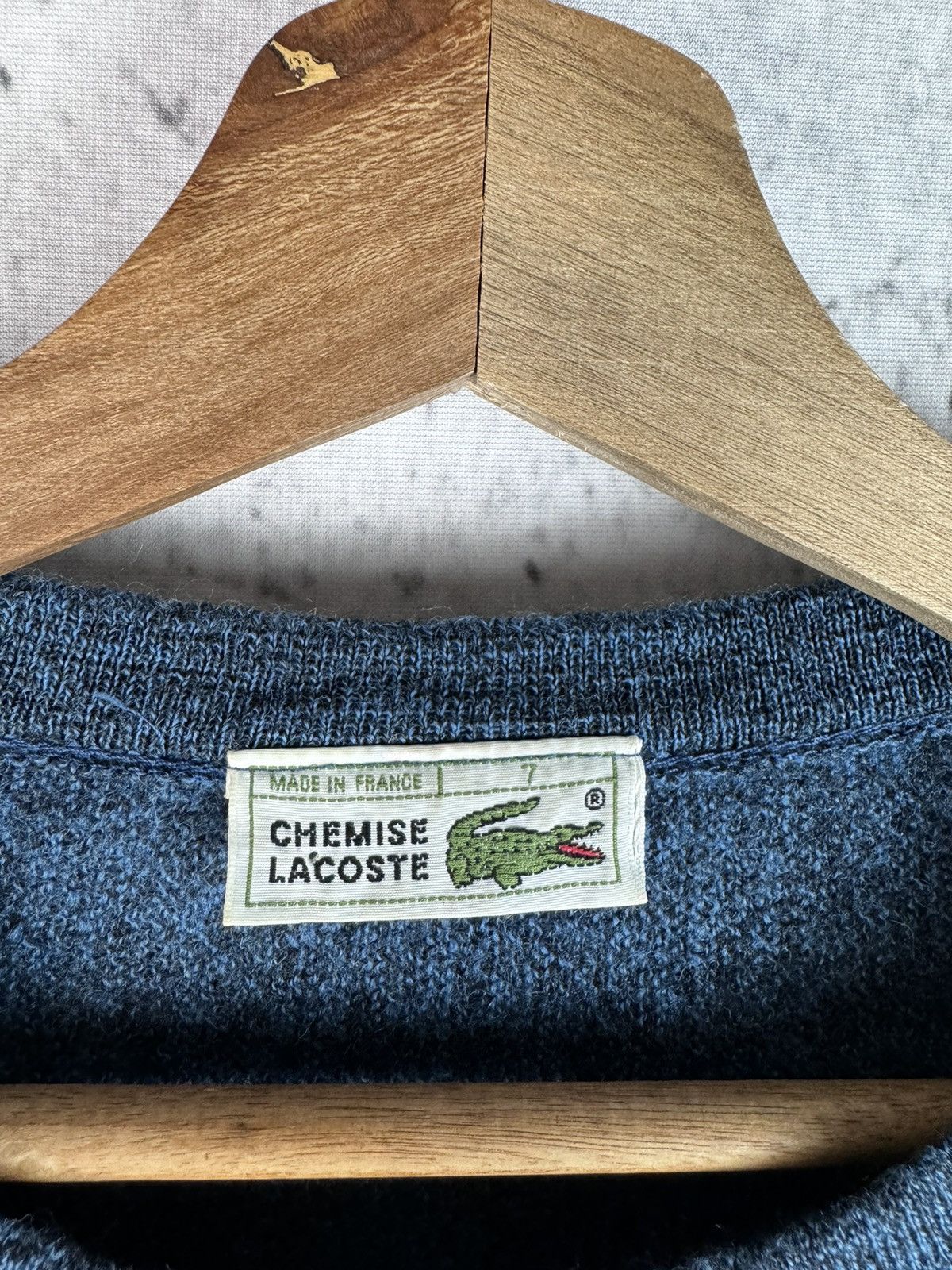 Lacoste Lacoste 90s Vintage Rare Sweater Navy Casual Hype Size US XL / EU 56 / 4 - 3 Thumbnail