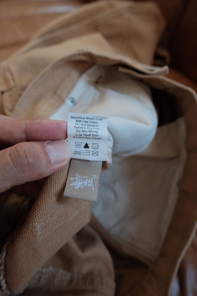 Stussy Beige Canvas Double Knee Pants Size US 34 / EU 50 - 11 Thumbnail