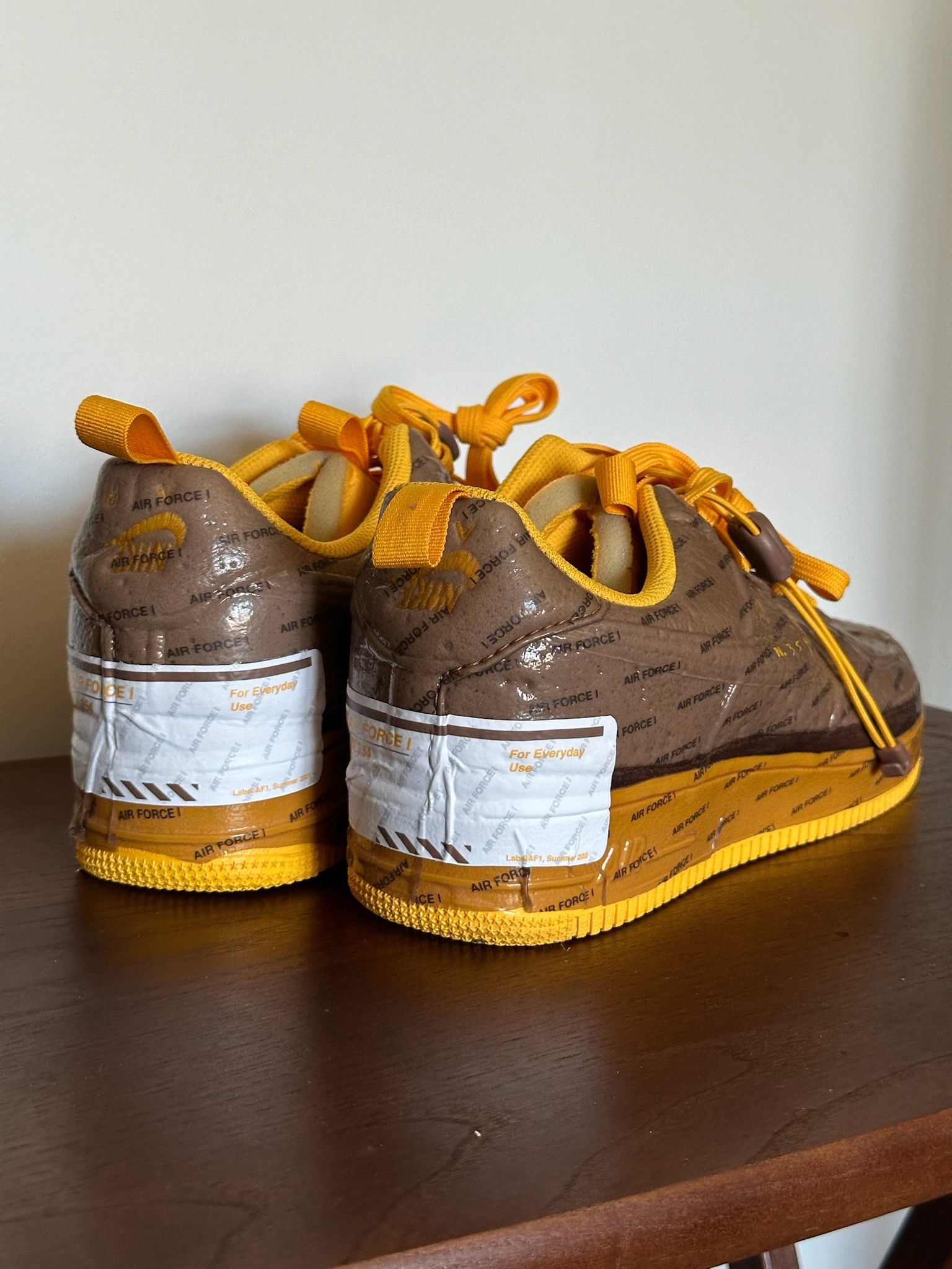 Nike Nike Air Force 1 Experimental "Archaeo Brown." Size US 10.5 / EU 43-44 - 4 Thumbnail