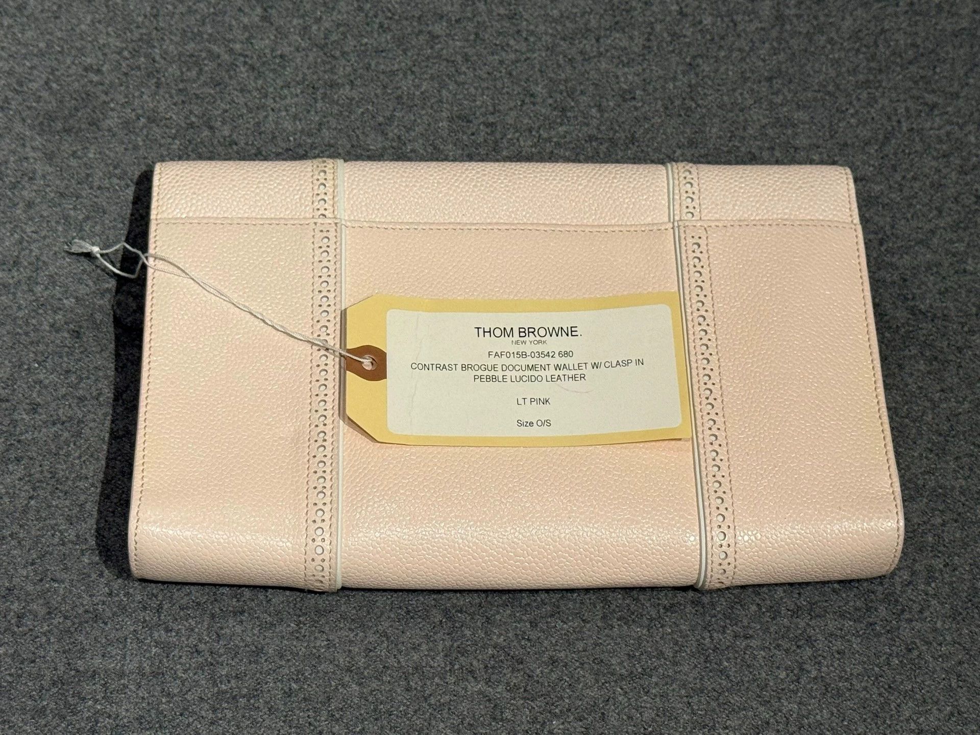 Thom Browne Thom Browne Rare Pink Leather Clutch Women's Size ONE SIZE - 2 Thumbnail
