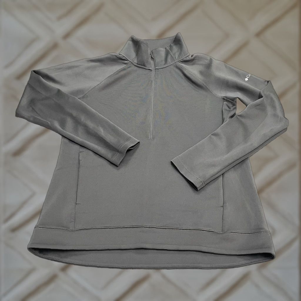 Vintage Columbia Savanna Hill Active Jacket Womens S Dark Gray 1/2 Zip Outdoor Hiking Size S / US 4 / IT 40 - 1 Thumbnail