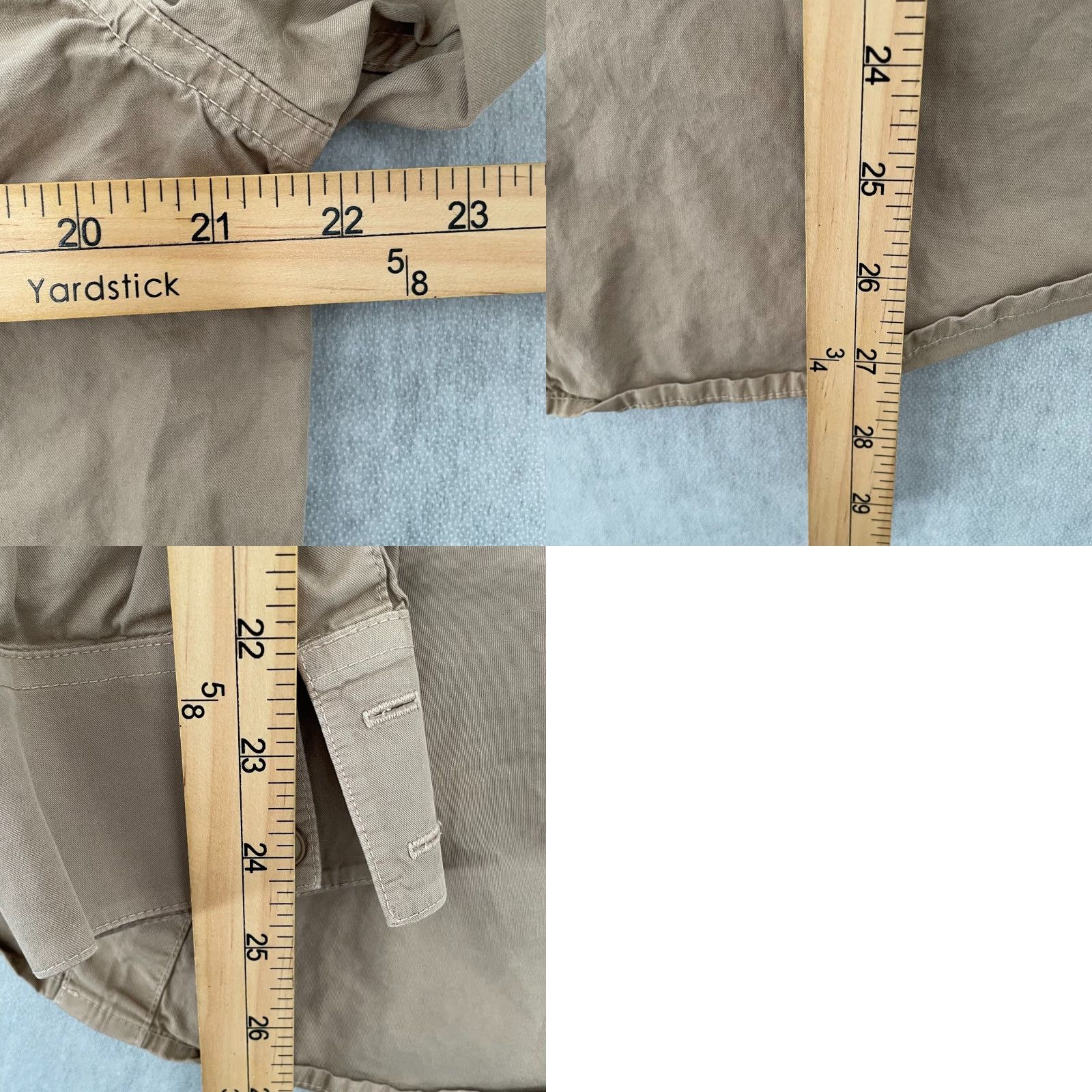 Vince Vince Button-Up Shirt Men Large Brown Cotton Long Sleeve Preppy Made in USA Size US L / EU 52-54 / 3 - 8 Thumbnail