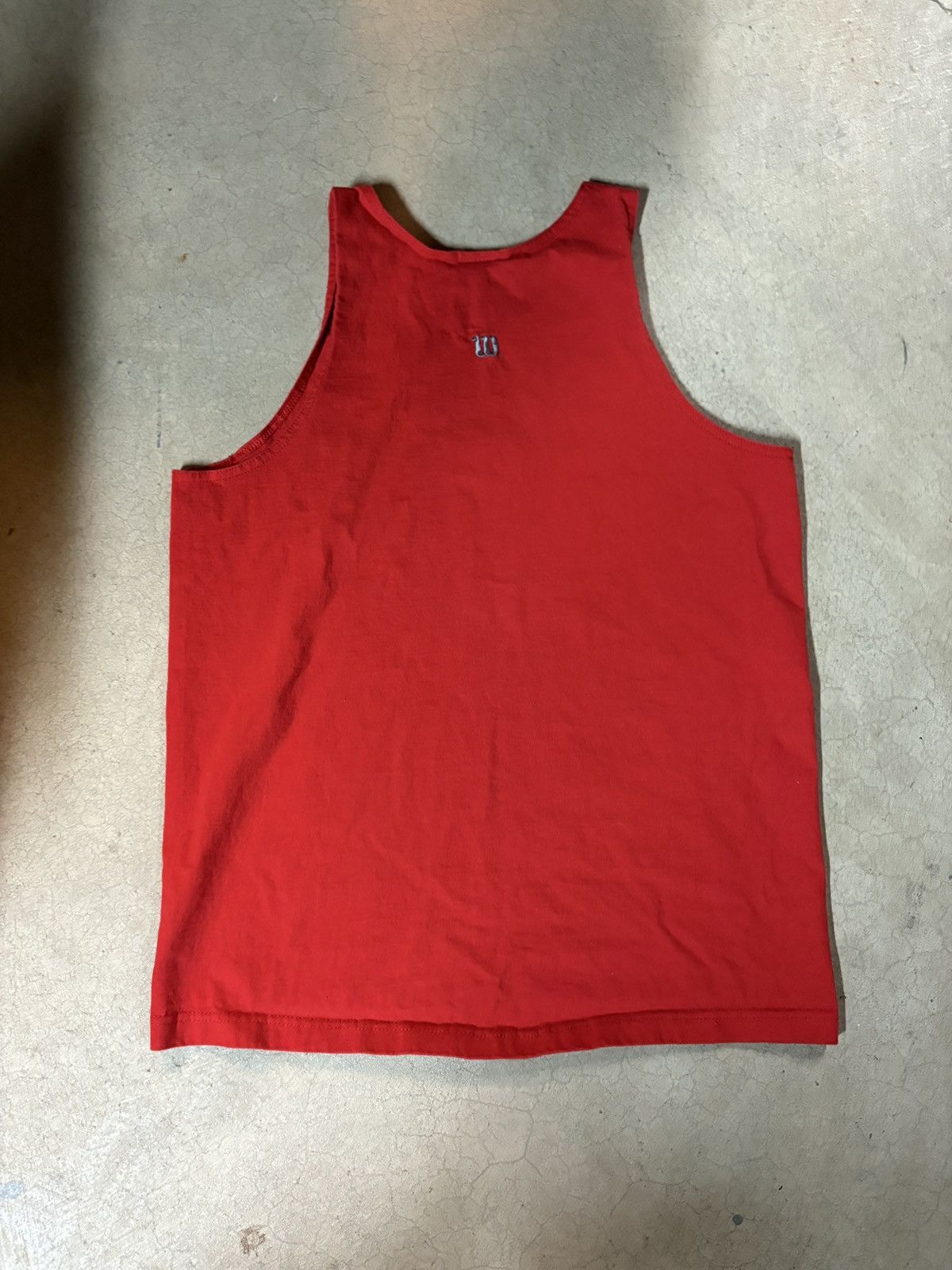 Wilson Vintage 90s Wilson Made In USA Tank Tee Shirt Red Size XL Size US XL / EU 56 / 4 - 3 Thumbnail
