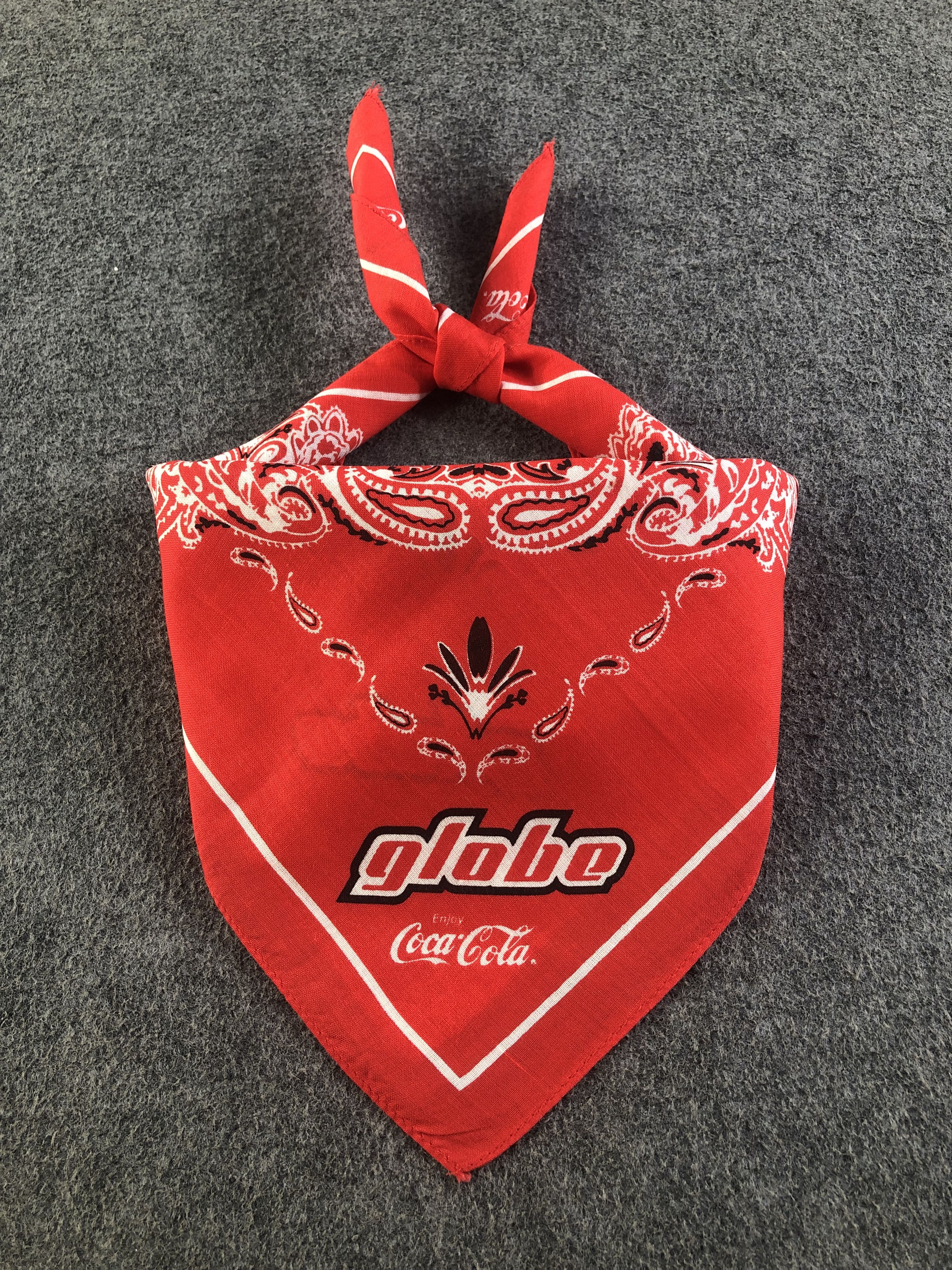 Coca Cola Coca Cola Paislee Handkerchief / Bandana / Neckerchief C449 Size ONE SIZE - 1 Thumbnail