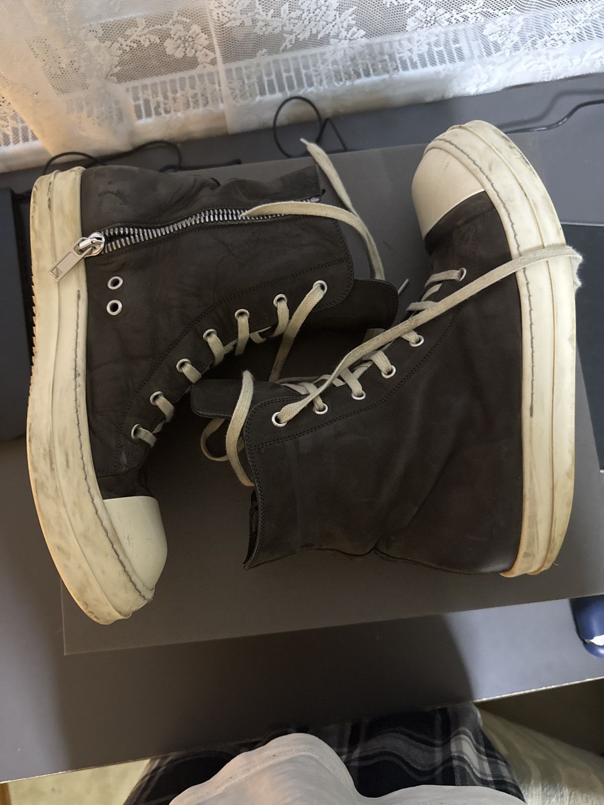 Rick Owens rick owens mainline ramones Size US 8.5 / EU 41-42 - 3 Thumbnail