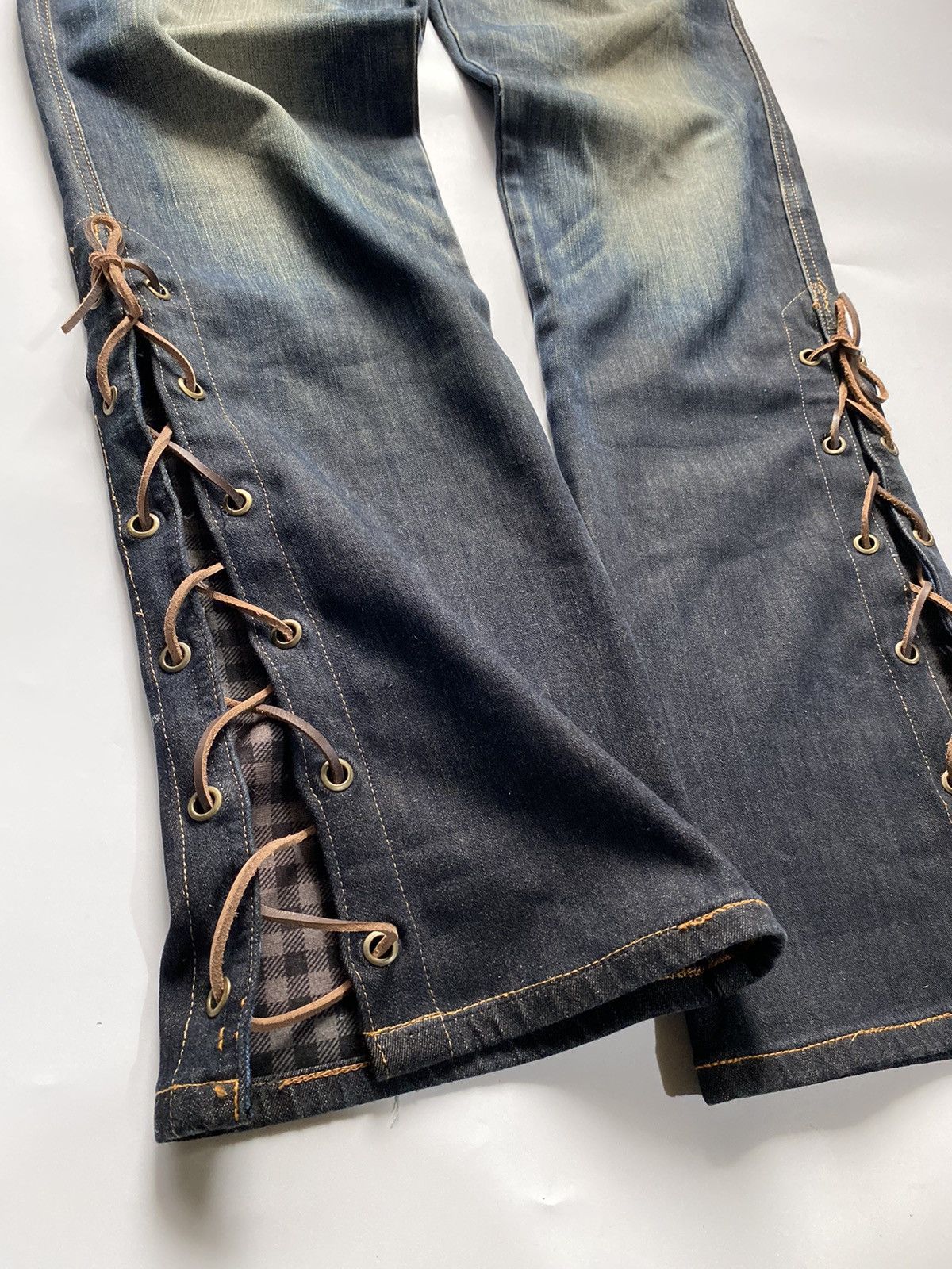 Edwin × Jean Lace up edwin flares wash pant japanese brand Size US 32 / EU 48 - 9 Thumbnail