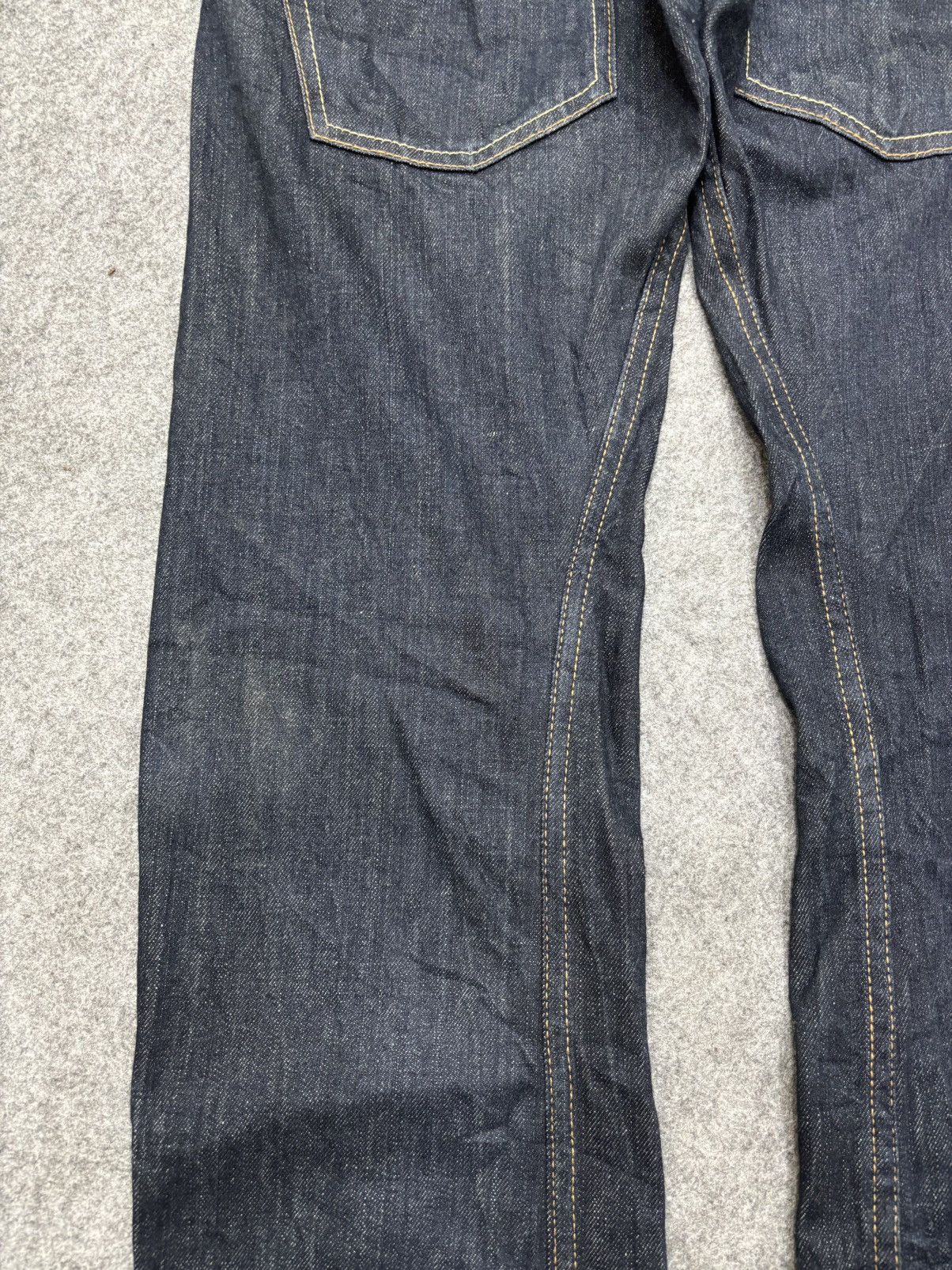 Japanese Brand 💥Double Waist+Twisted Leg💥Dominate Zipper Denim F646 Size US 33 - 15 Thumbnail